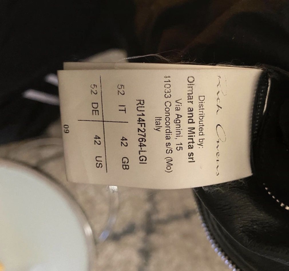 Rick Owens × Rick Owens Drkshdw Rick Owens Leather Jacket Size US L / EU 52-54 / 3 - 4 Thumbnail