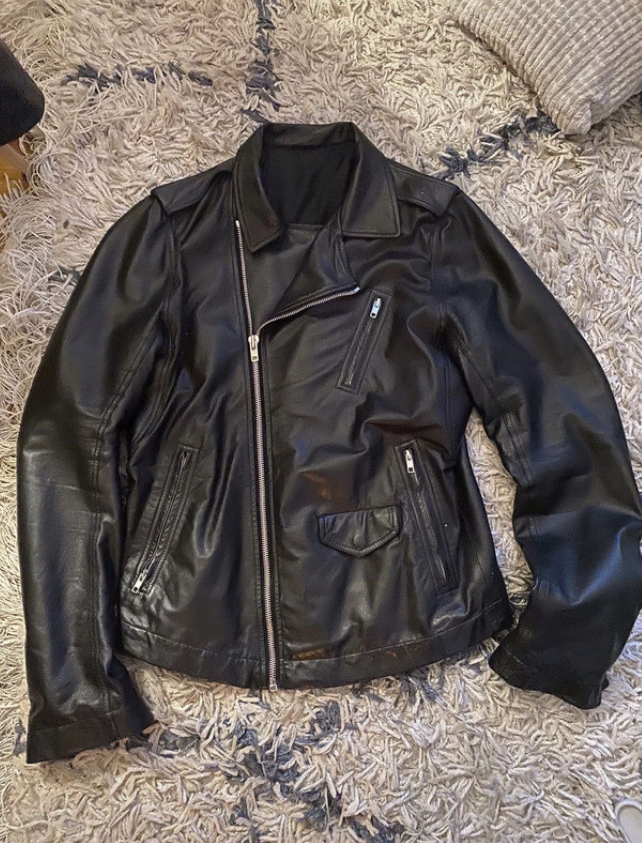 Rick Owens Leather Jacket