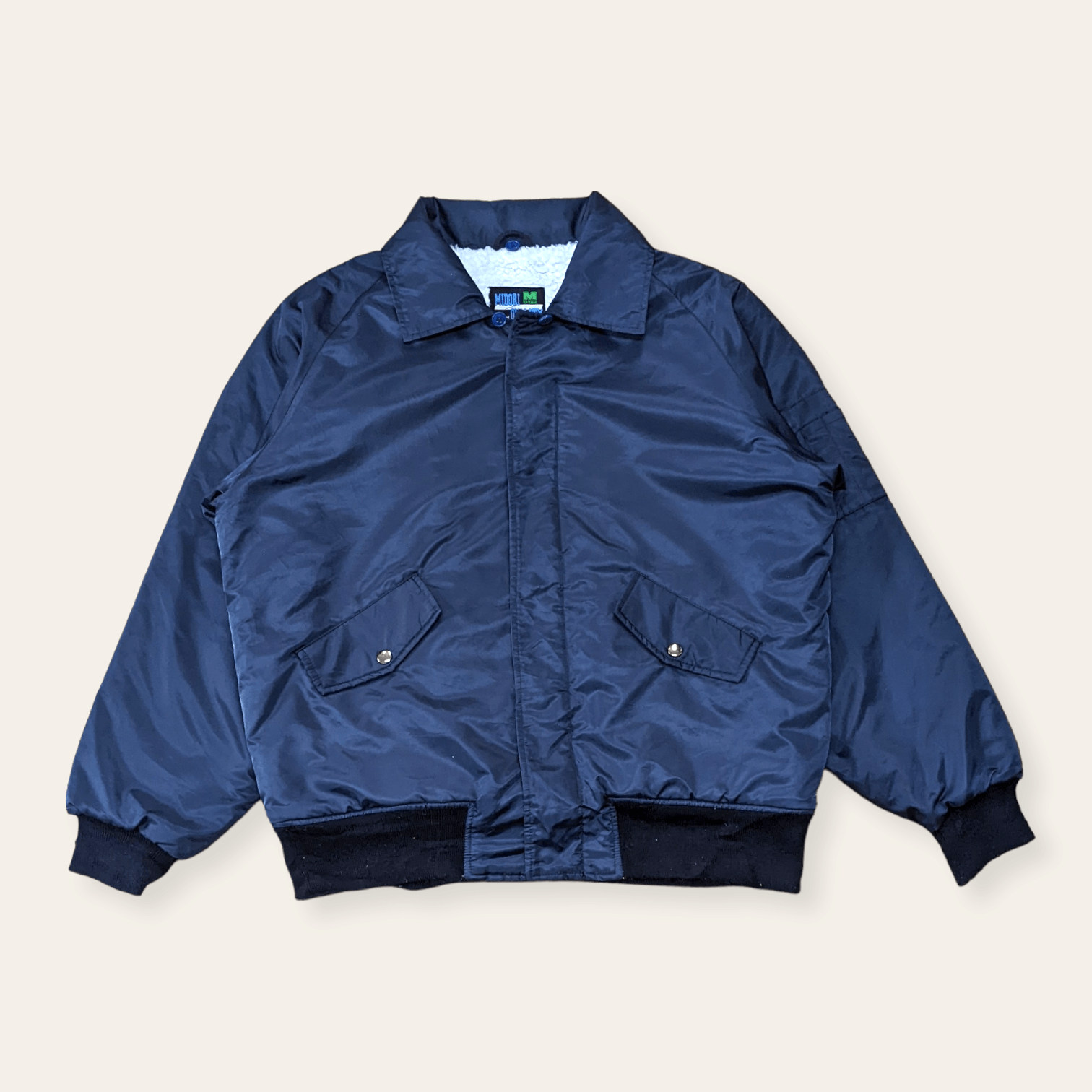 Japanese Brand × Vintage Vintage 90s Japanese Brand Midori MA-1 Style Bomber Jacket Size US XL / EU 56 / 4 - 3 Thumbnail