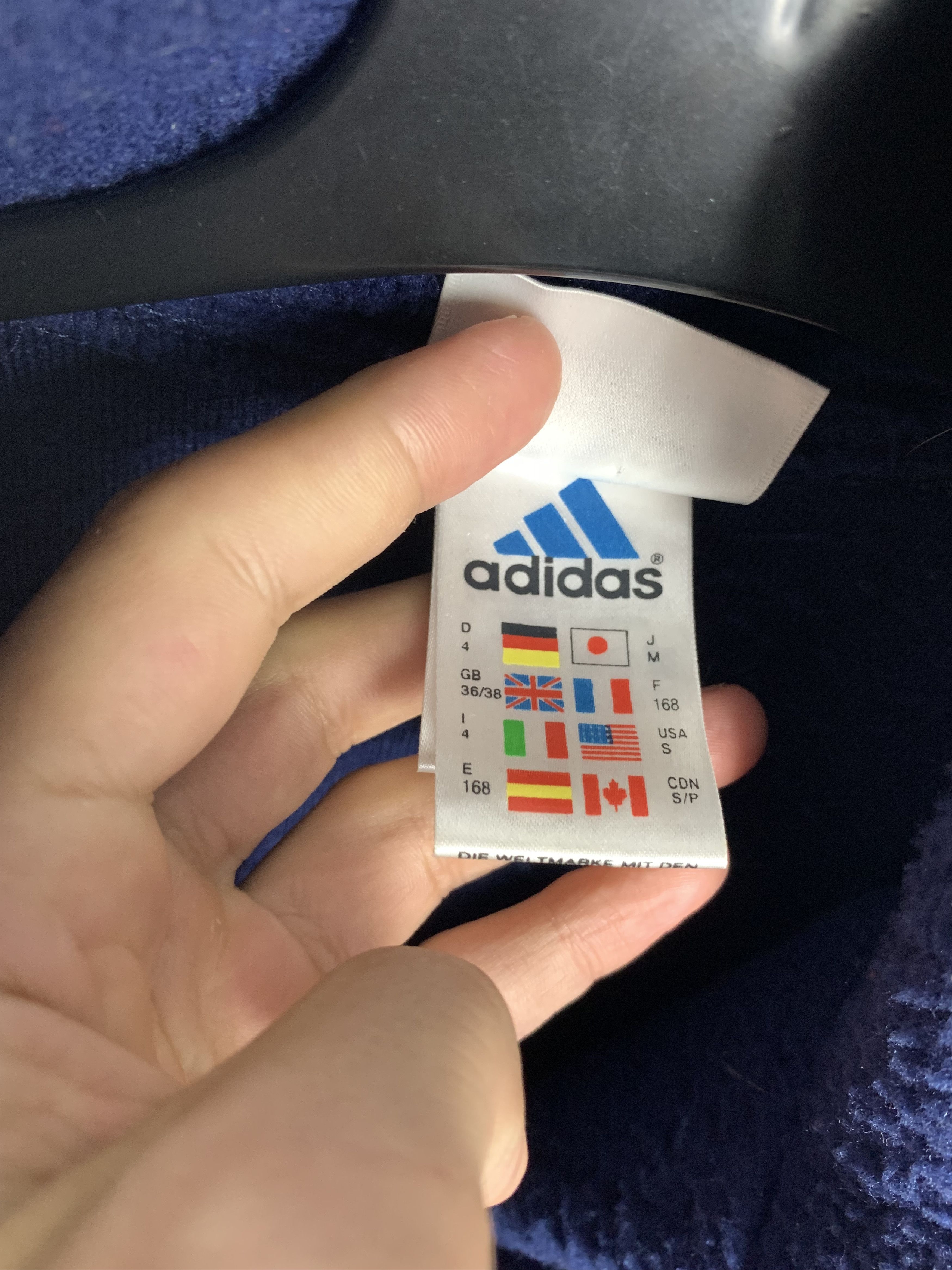 Adidas Vintage 1\4 Quarter Zip Teddy Fleece Jacket Denali