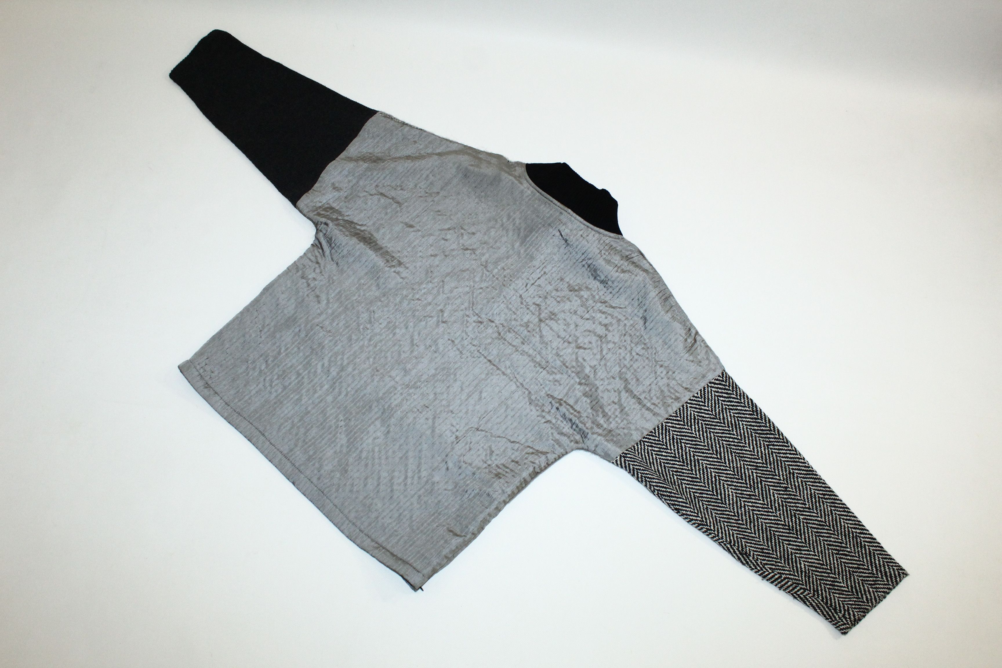 Japanese Brand 💥RARE💥 Vladimir Karaleev Patchwork Cropped Top Size M / US 6-8 / IT 42-44 - 9 Thumbnail