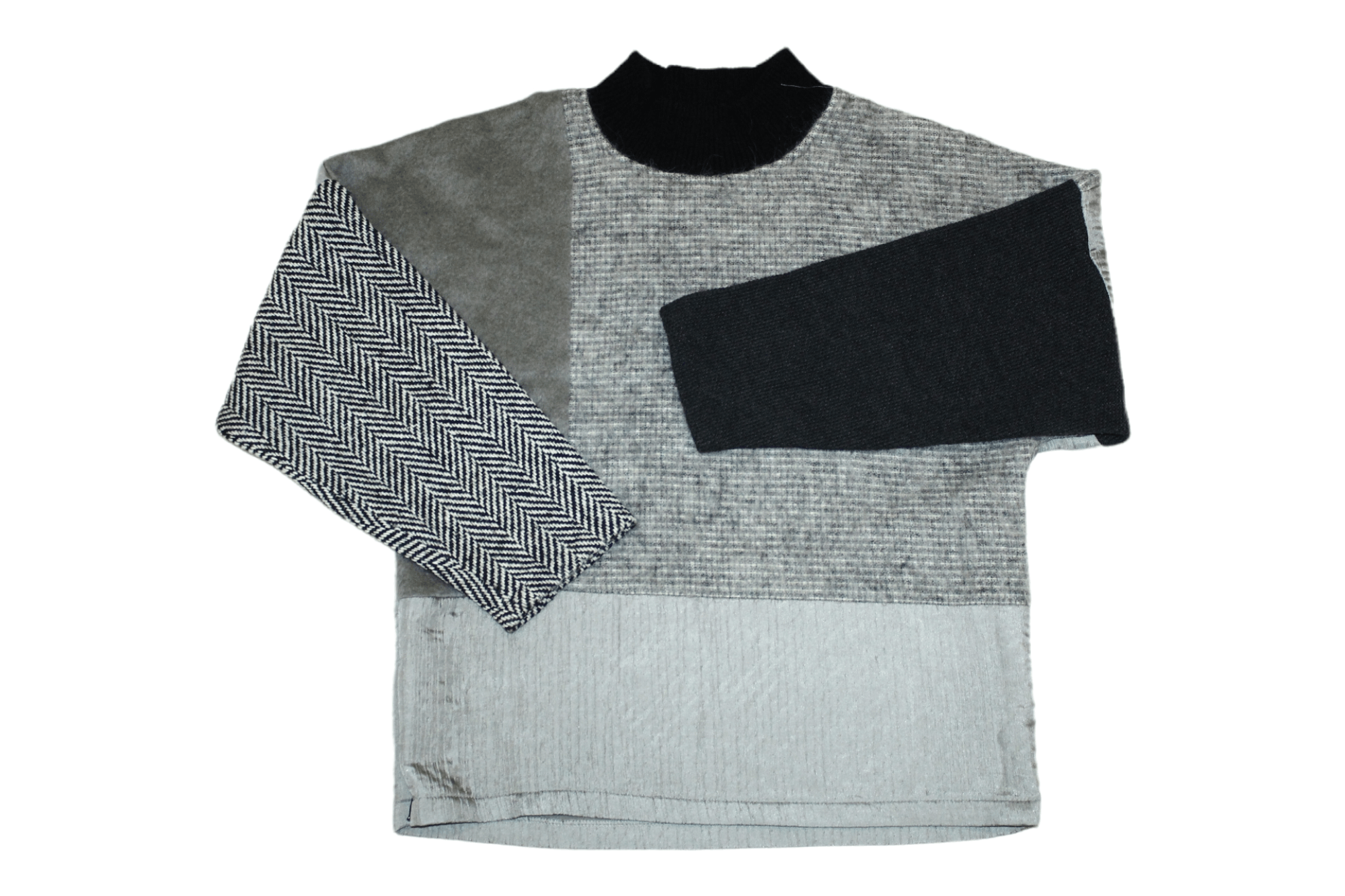 Japanese Brand 💥RARE💥 Vladimir Karaleev Patchwork Cropped Top Size M / US 6-8 / IT 42-44 - 1 Thumbnail