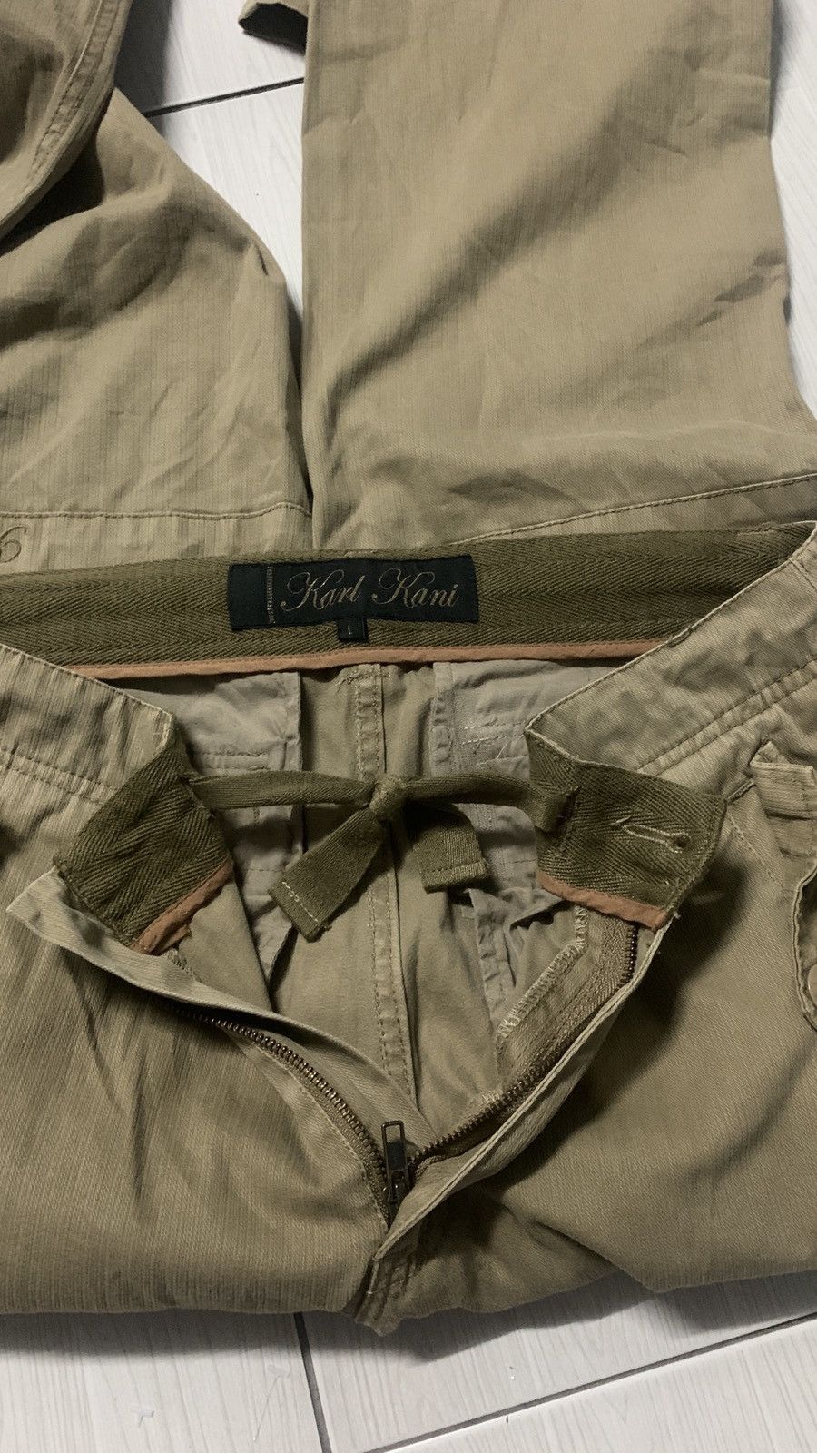 Karl Kani KARL KANI HIP HOP TRAVIS STYLE CARGO PANT Size US 35 - 12 Thumbnail