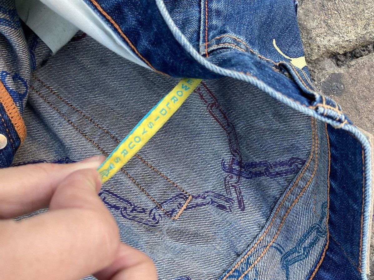 Christian Audigier Ed Hardy by Christian Audigier big logo blue denim pant Size US 38 / EU 54 - 21 Thumbnail