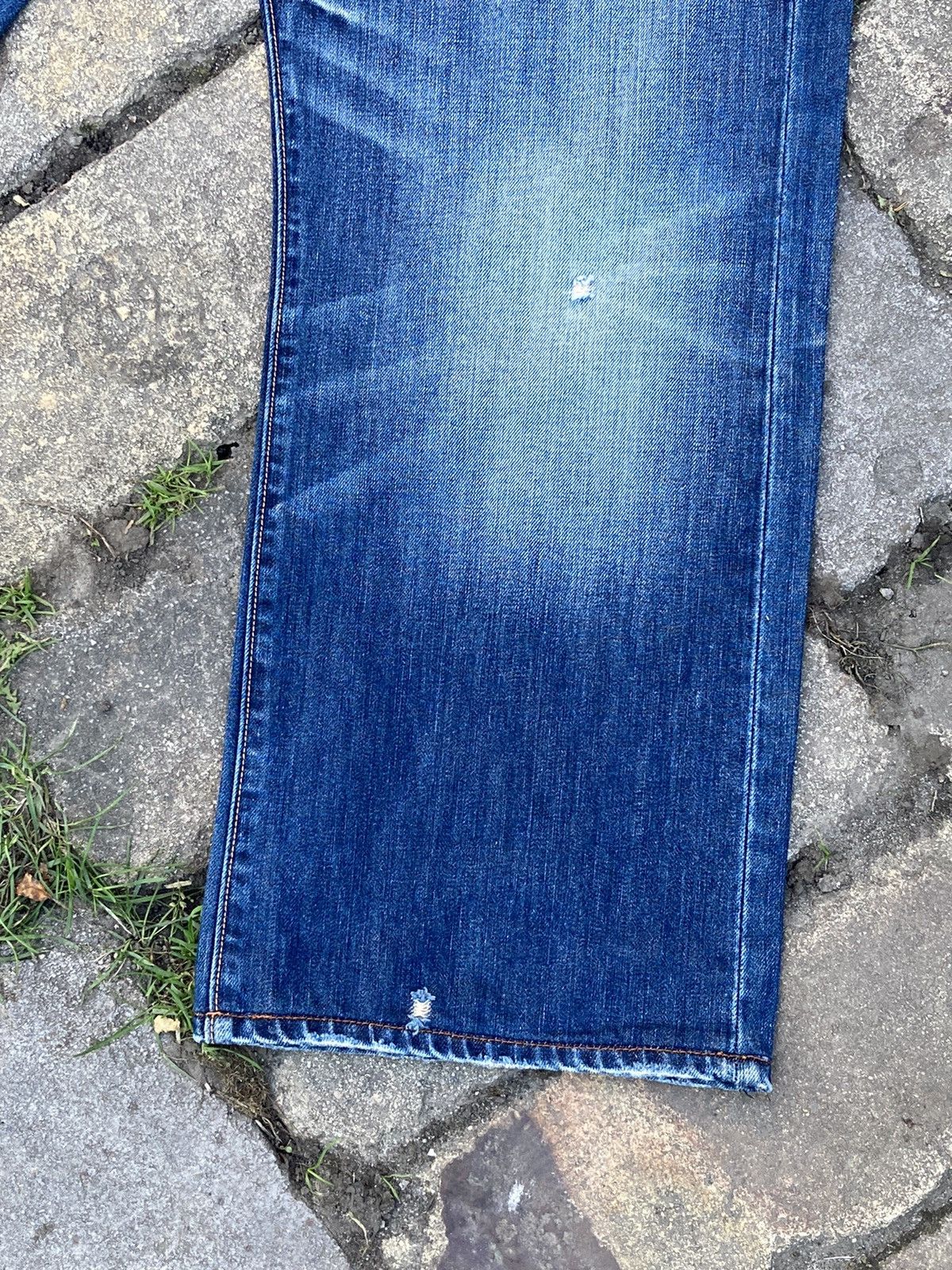 Christian Audigier Ed Hardy by Christian Audigier big logo blue denim pant Size US 38 / EU 54 - 12 Thumbnail