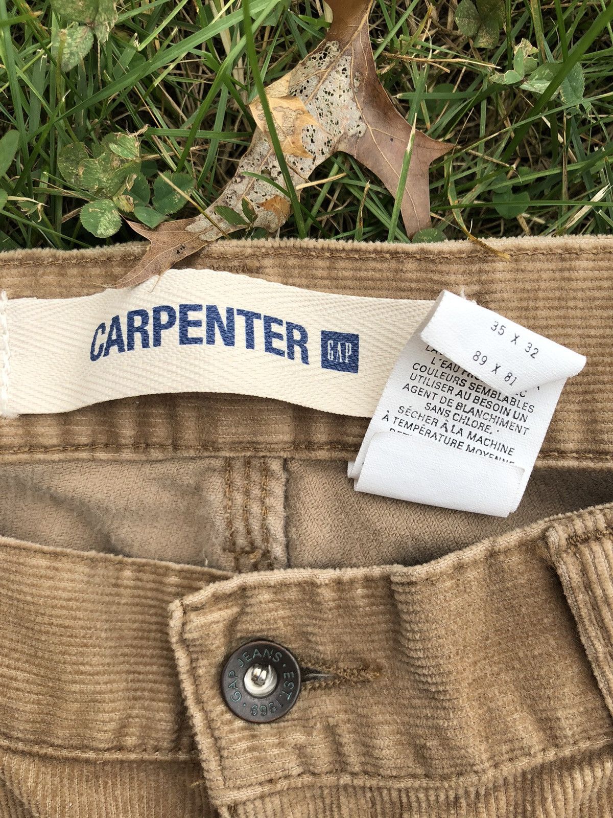 Vintage Gap Corduroy carpenter pants Size US 36 / EU 52 - 4 Preview