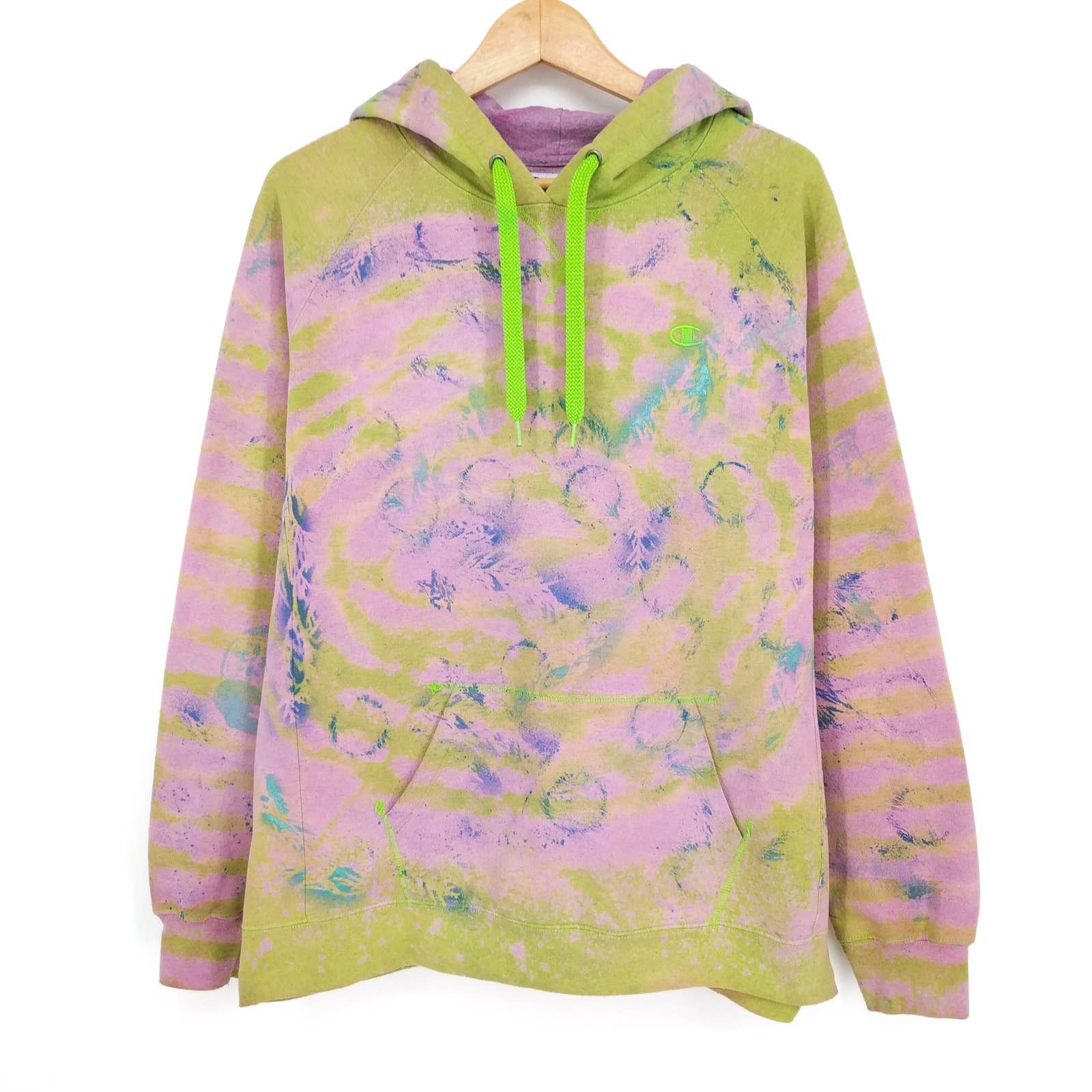 Bleach Tie Dye Champion Bleached Champion Hoodie Diy Bleach Black