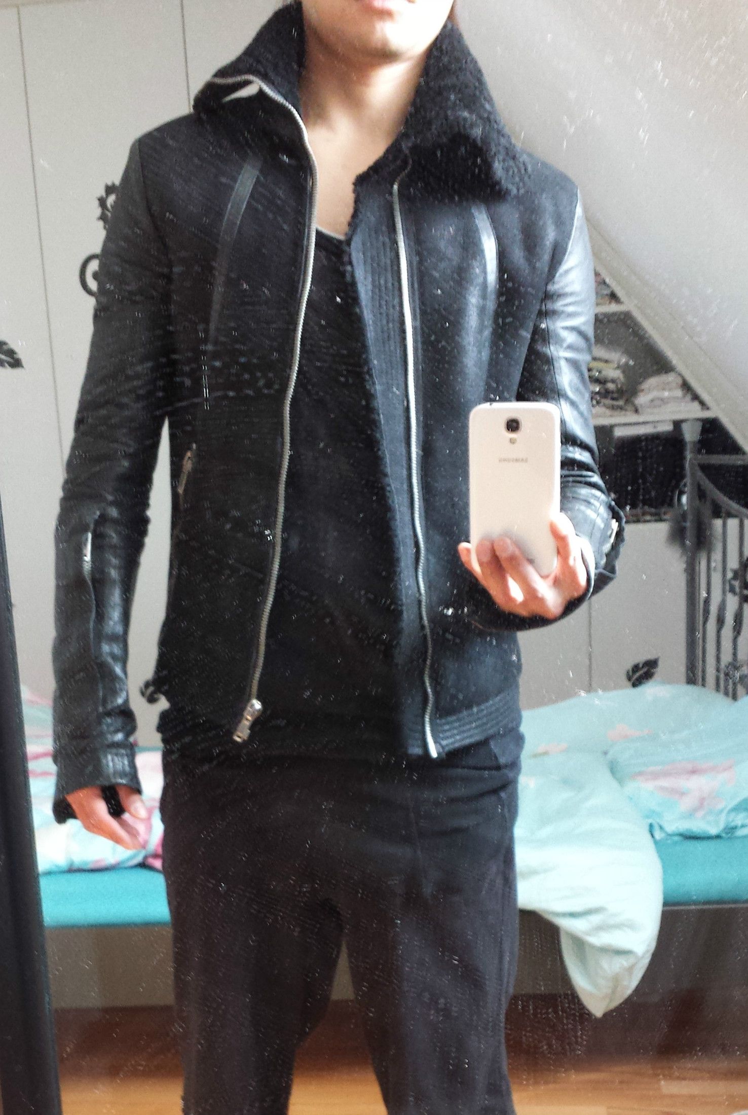 Rick Owens Sale! Shearling Leather Jacket Size US S / EU 44-46 / 1 - 2 Thumbnail