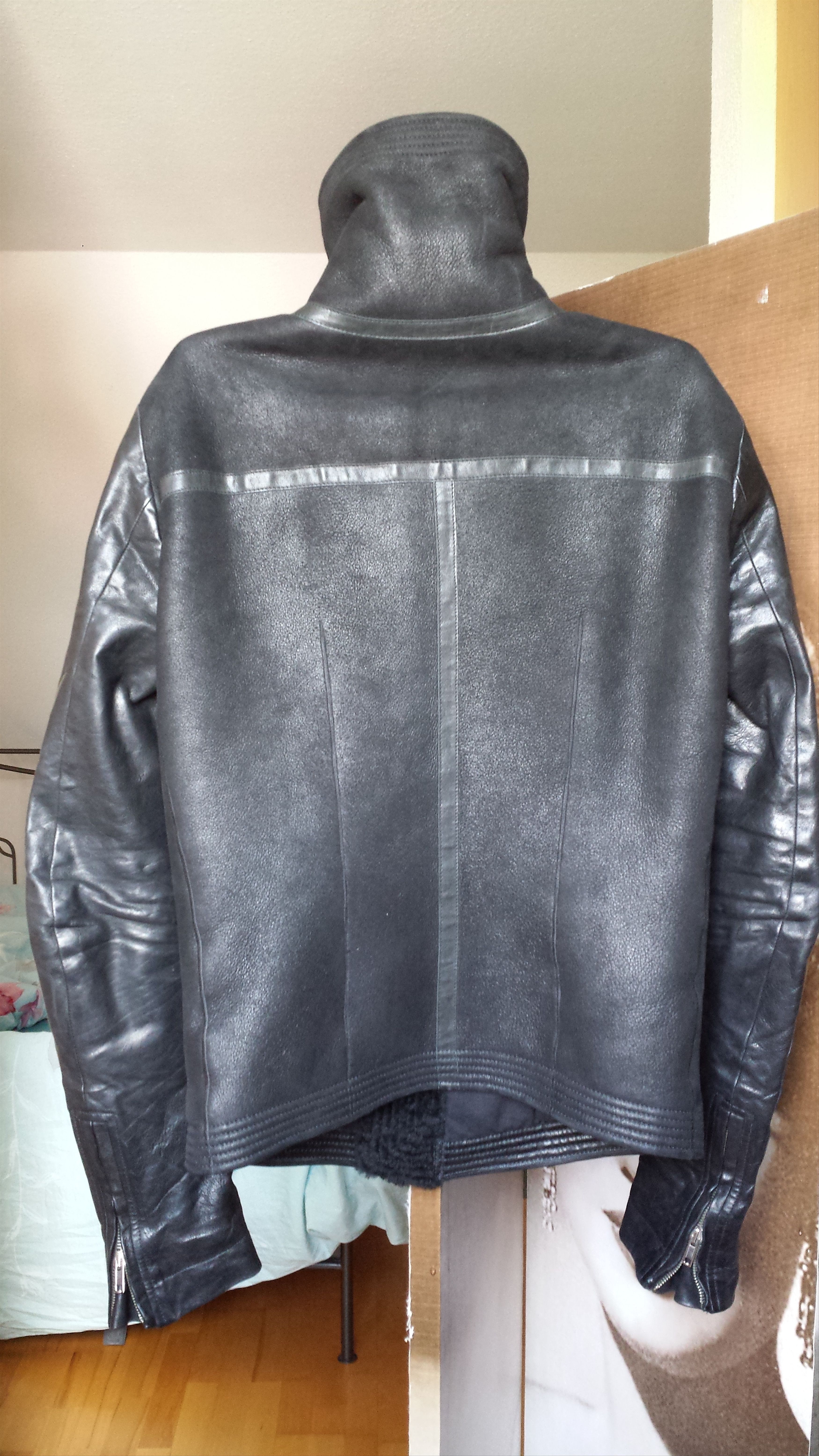 Rick Owens Sale! Shearling Leather Jacket Size US S / EU 44-46 / 1 - 5 Thumbnail