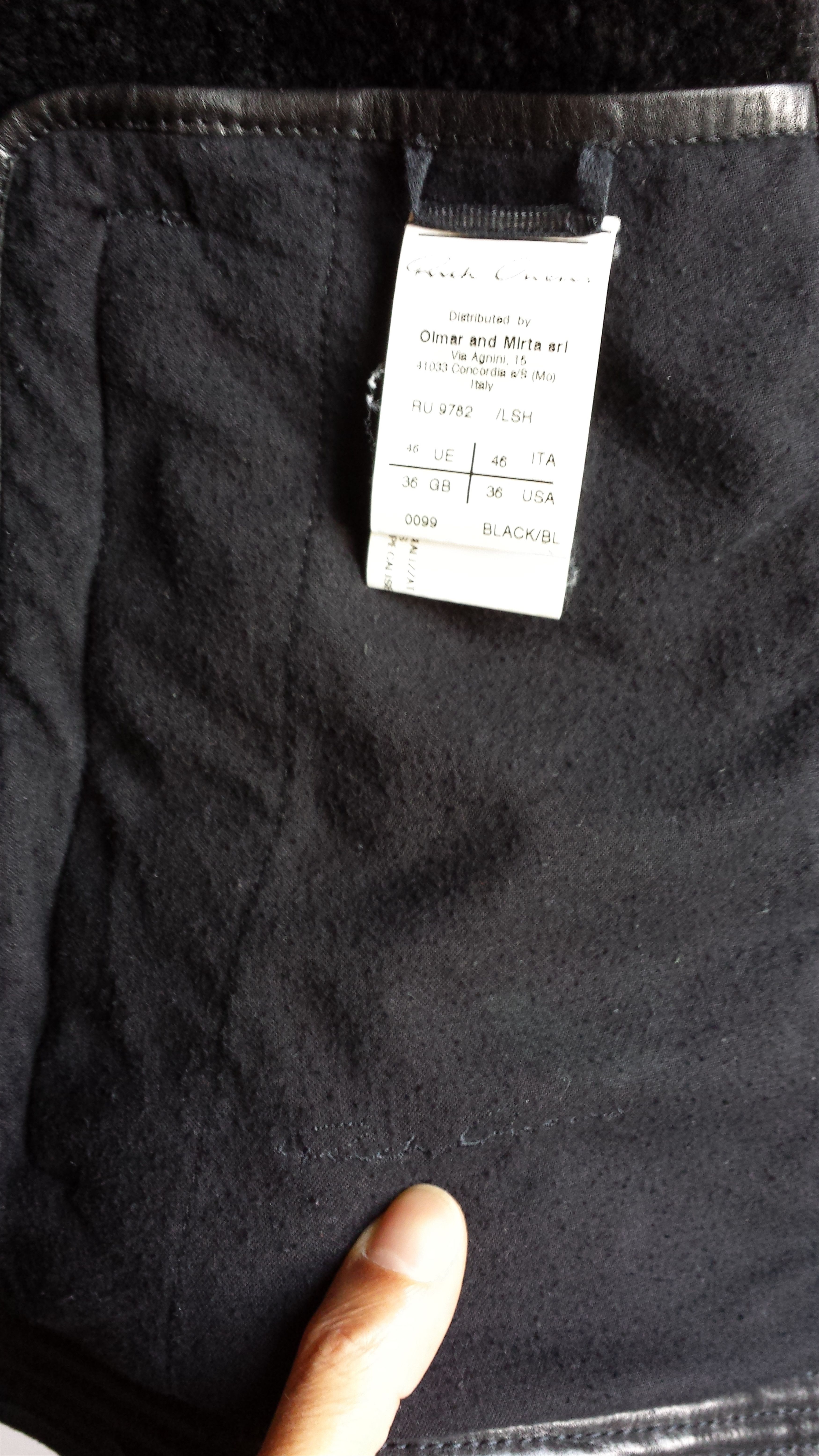 Rick Owens Sale! Shearling Leather Jacket Size US S / EU 44-46 / 1 - 8 Thumbnail