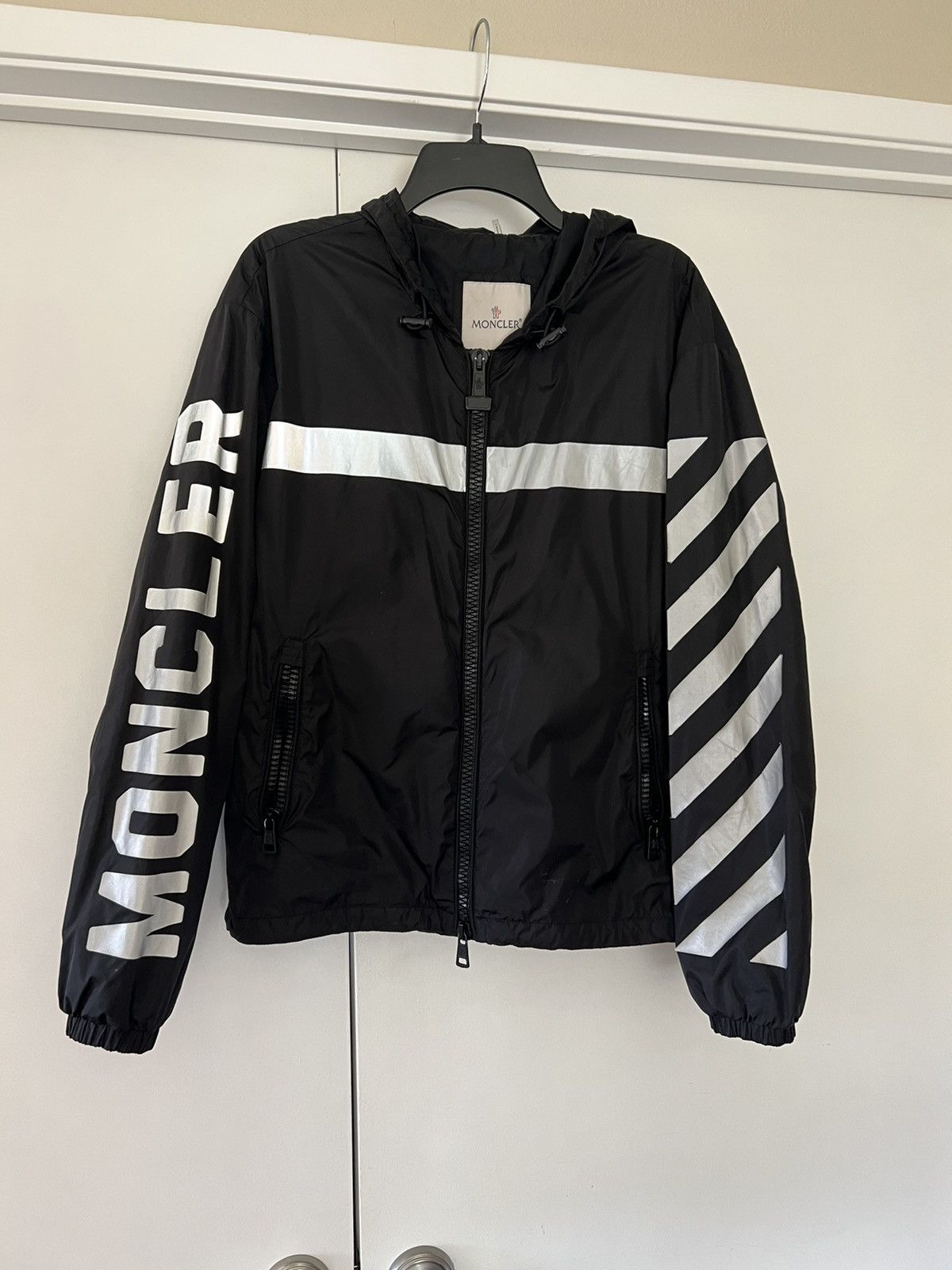 Moncler Off White MONCLER X Off White collab windbreaker Grailed