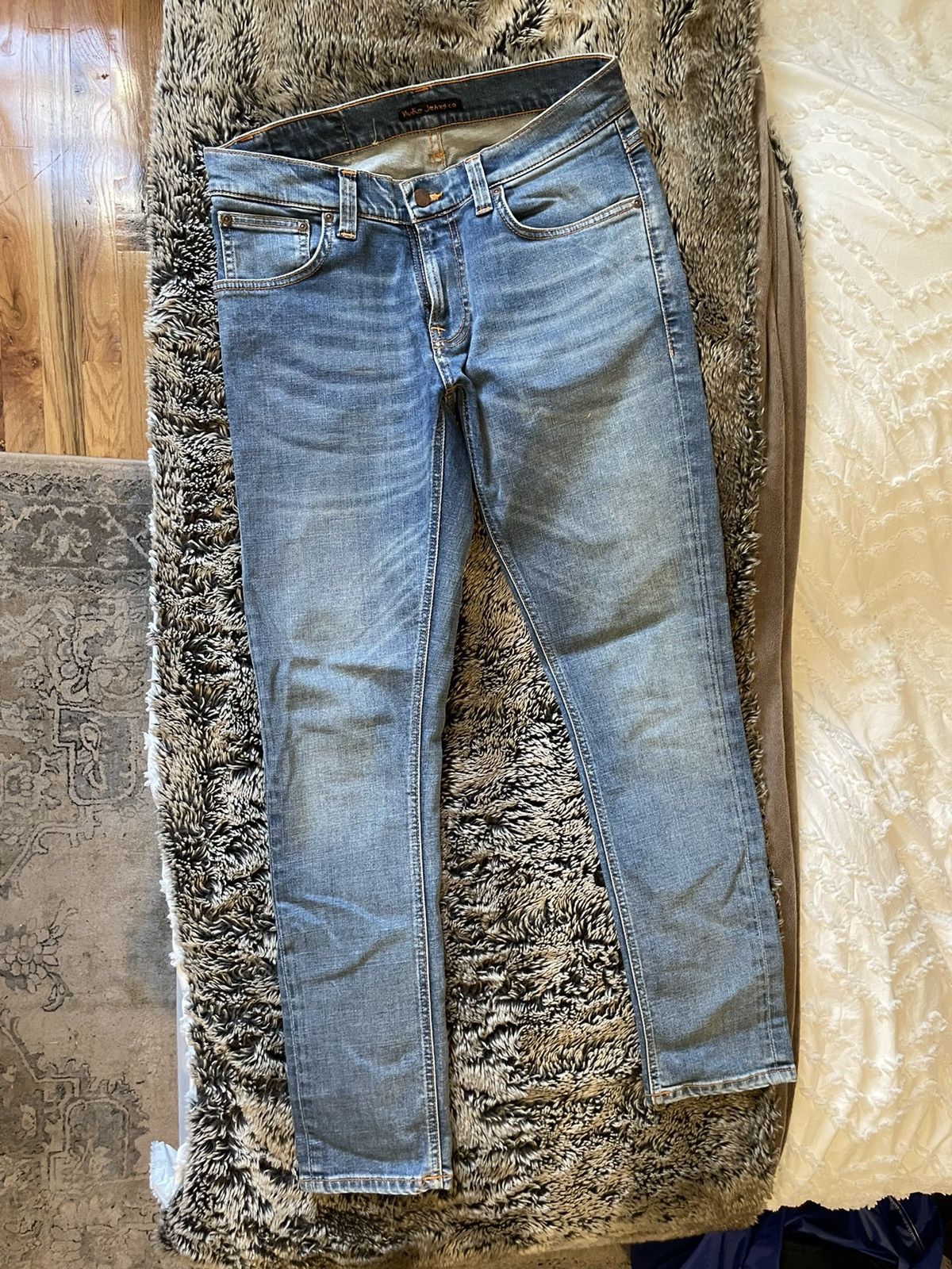 Nudie Jeans Nudie Tight Terry blue denim jeans size 30 Size US 30 / EU 46 - 1 Thumbnail