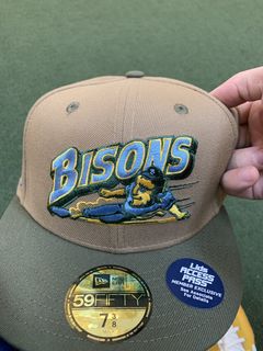 New Era Buffalo Bisons Sliding Copper Two Tone Edition 59Fifty Fitted Hat, EXCLUSIVE HATS, CAPS