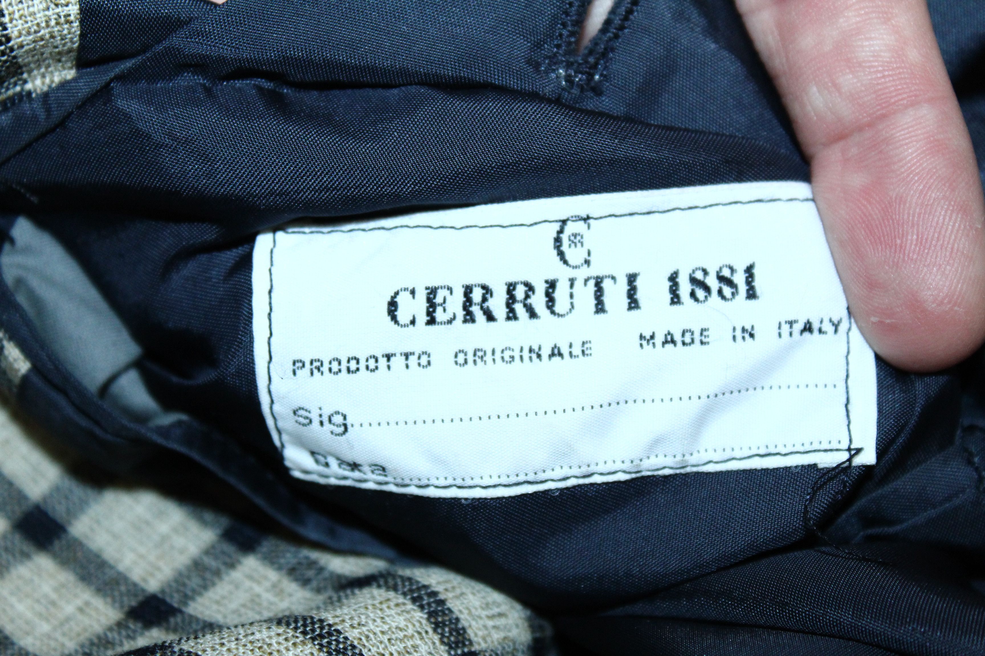 Cerruti 1881 🔥VTG🔥 Cerutti 1881 Wool Country Checker Blazer Jacket Size US XL / EU 56 / 4 - 8 Thumbnail