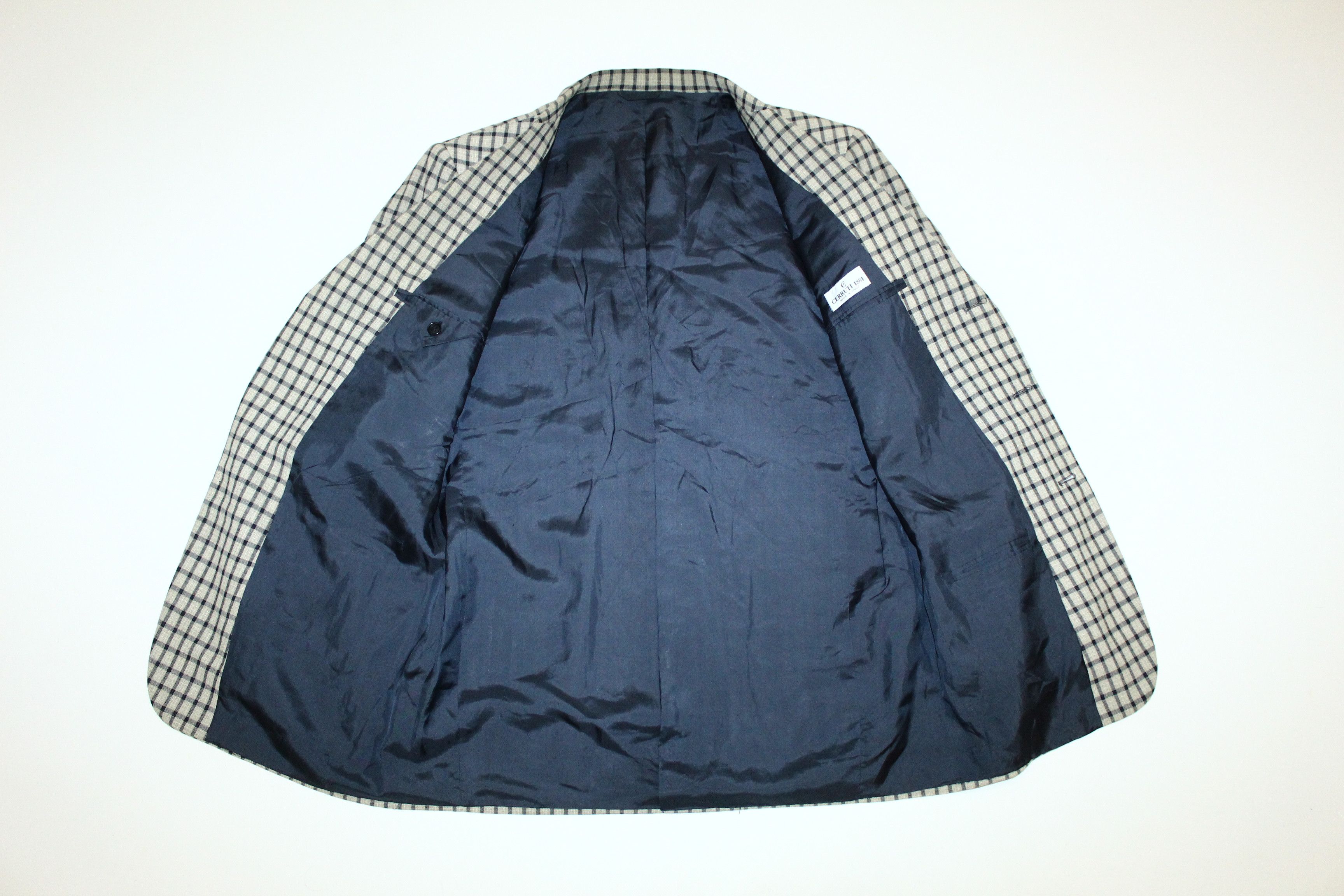 Cerruti 1881 🔥VTG🔥 Cerutti 1881 Wool Country Checker Blazer Jacket Size US XL / EU 56 / 4 - 5 Thumbnail