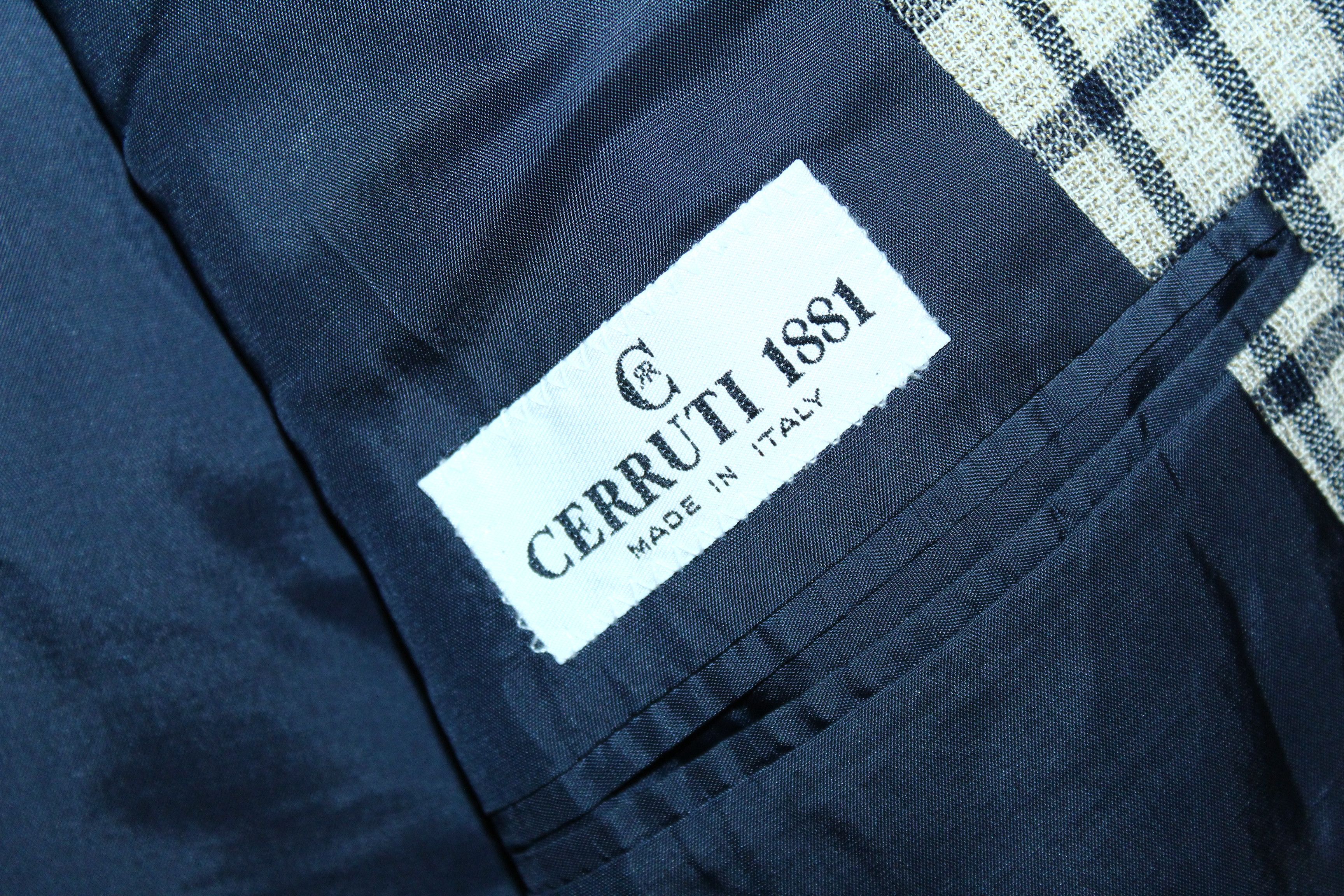Cerruti 1881 🔥VTG🔥 Cerutti 1881 Wool Country Checker Blazer Jacket Size US XL / EU 56 / 4 - 7 Thumbnail