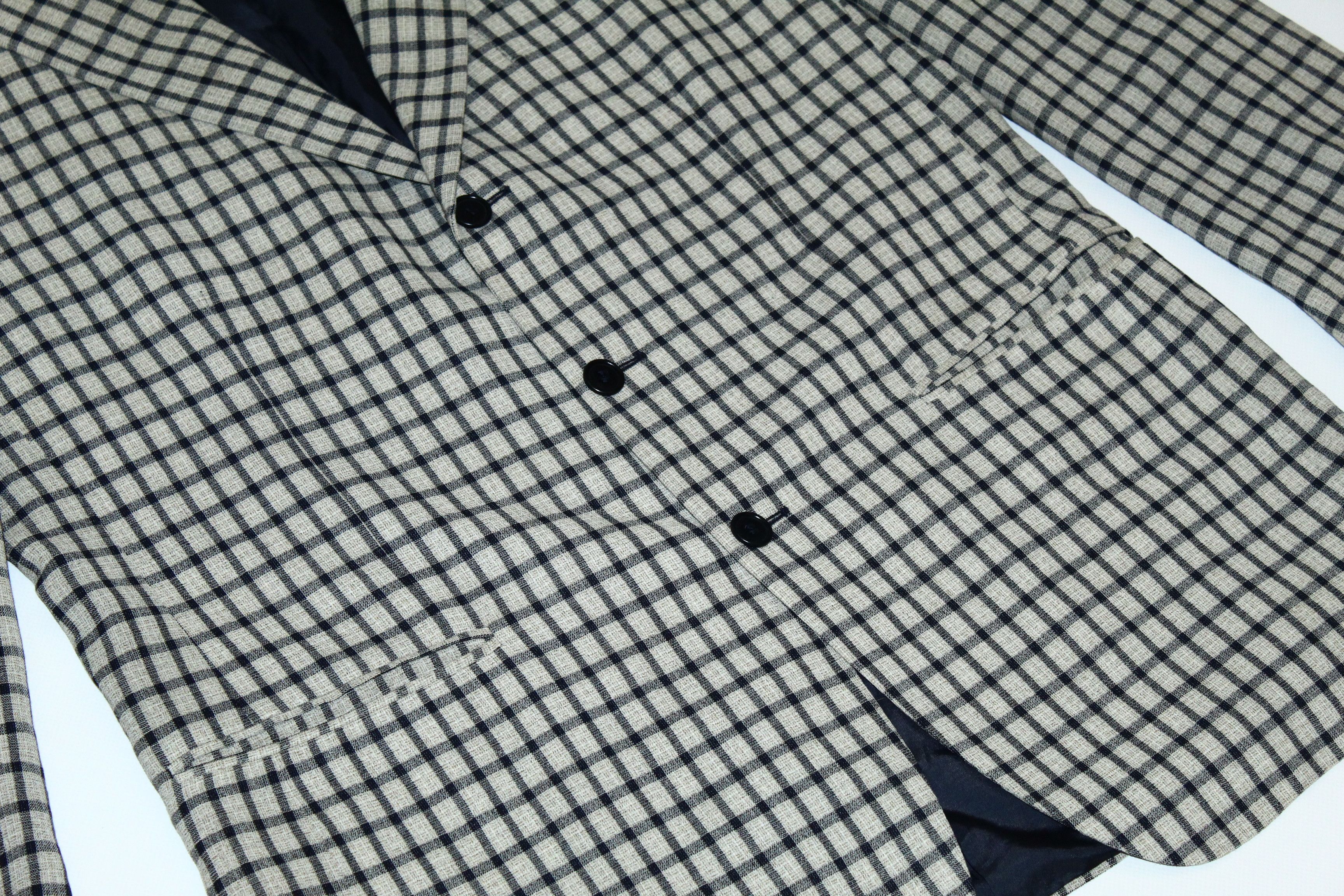 Cerruti 1881 🔥VTG🔥 Cerutti 1881 Wool Country Checker Blazer Jacket Size US XL / EU 56 / 4 - 4 Thumbnail