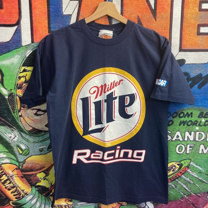 Vintage Miller Lite Racing Tee Size Medium Grailed