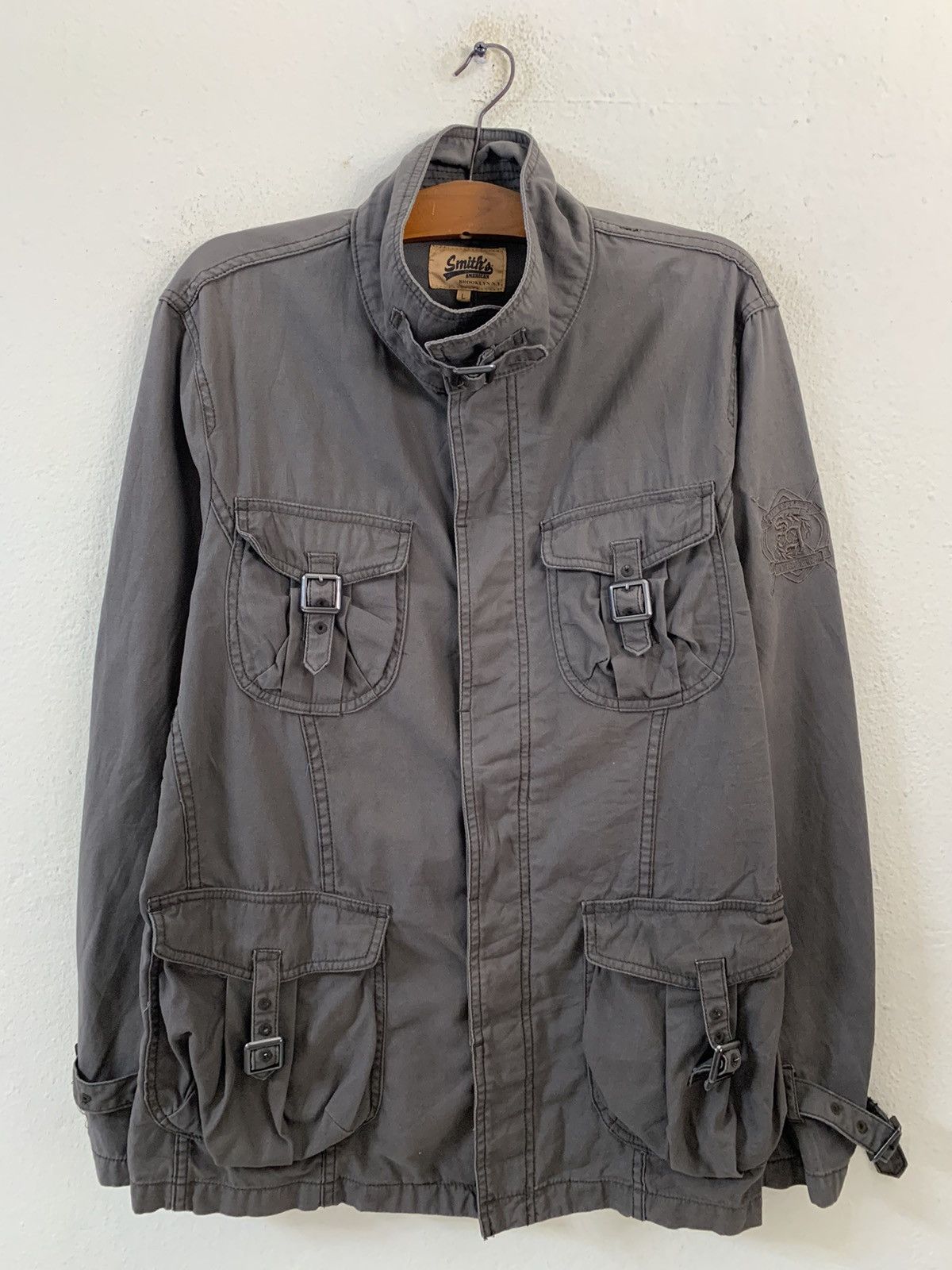 image of Smith American Nice Design Multipocket Jacket in Green, Men's (Size Medium)