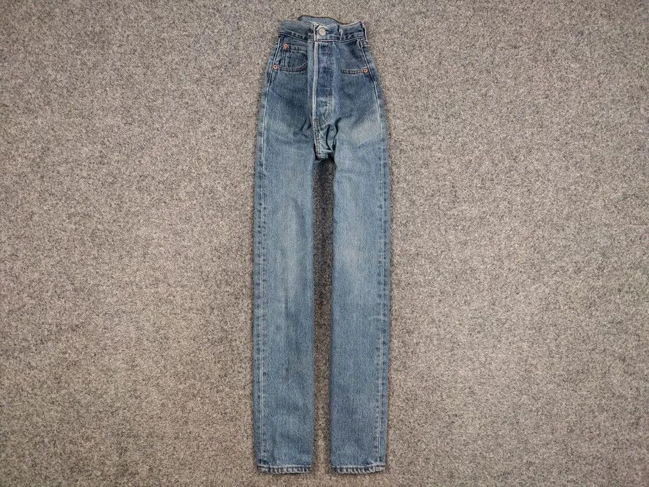 Levi's Vintage 80's Levis 501 Jeans Made USA Perfect Faded Denim Size US 33 - 1 Thumbnail
