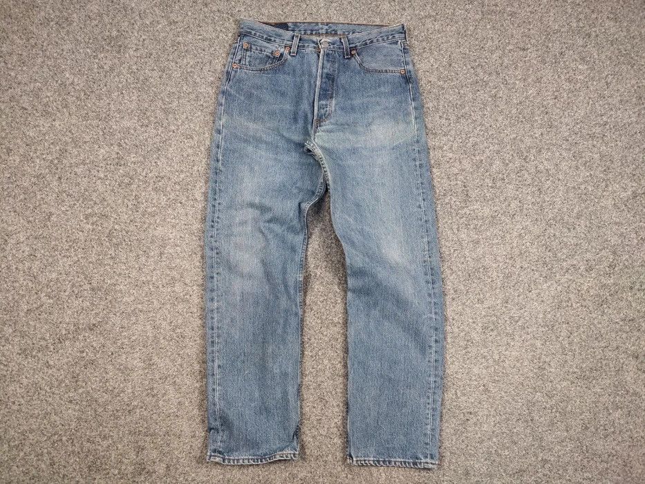 Levi's Vintage 80's Levis 501 Jeans Made USA Perfect Faded Denim Size US 33 - 6 Thumbnail