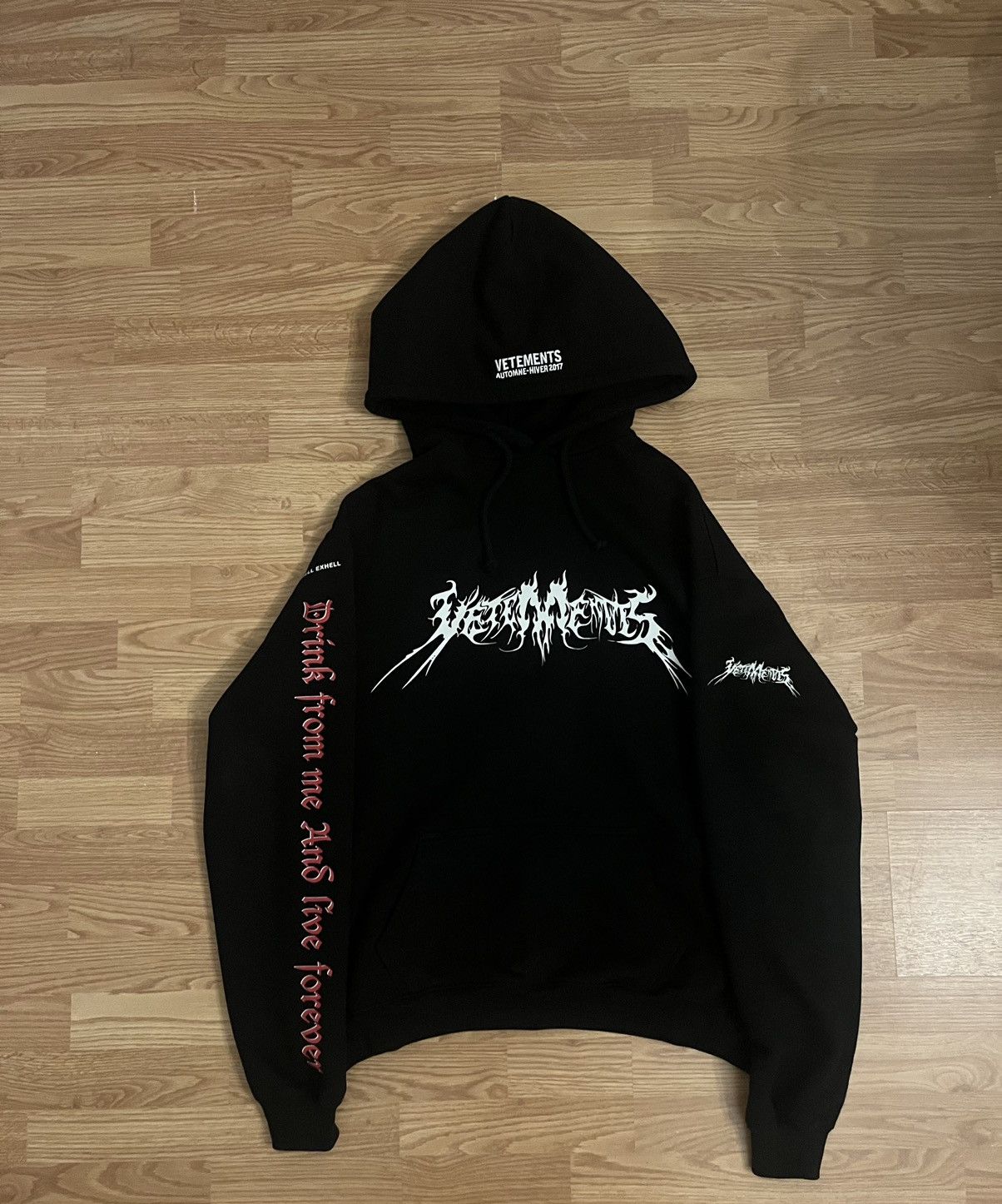 Vetements TOTAL FUCKING DARKNESS HOODIE Grailed