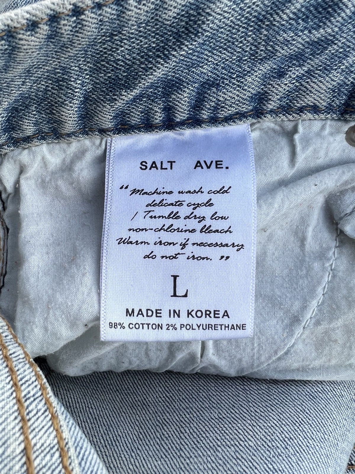 Hysteric Glamour × If Six Was Nine × Salt Avenue 🔥SALT AVENUE RIPPED DESTROY JEANS AMIRI STYLE Size US 33 - 18 Thumbnail