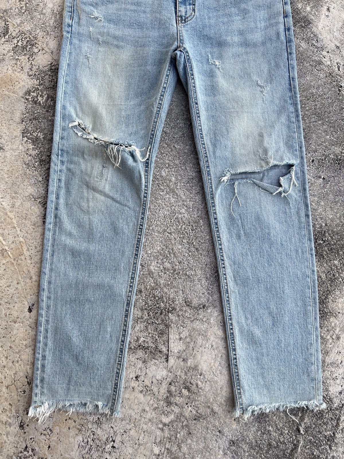 Hysteric Glamour × If Six Was Nine × Salt Avenue 🔥SALT AVENUE RIPPED DESTROY JEANS AMIRI STYLE Size US 33 - 9 Thumbnail