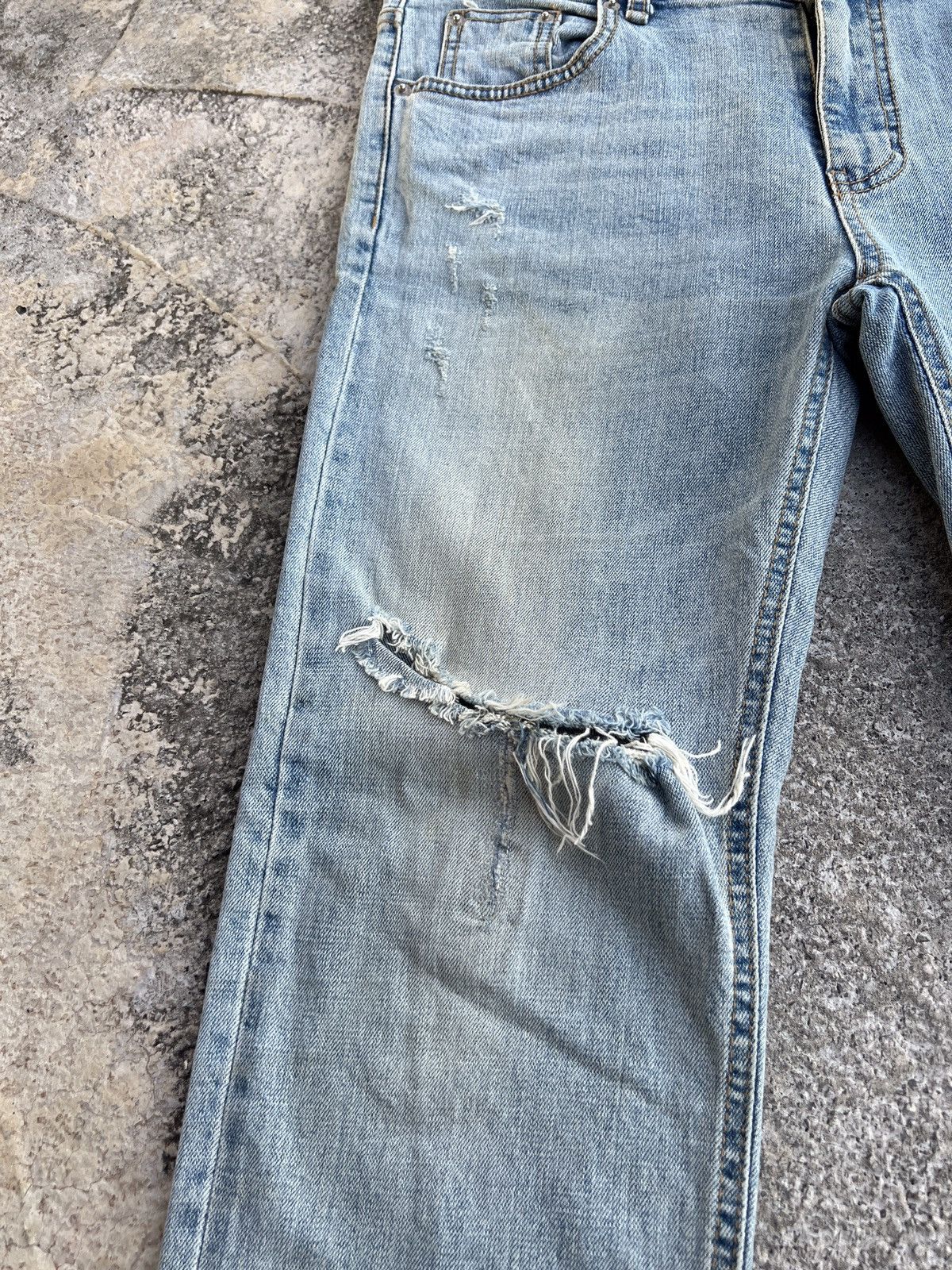 Hysteric Glamour × If Six Was Nine × Salt Avenue 🔥SALT AVENUE RIPPED DESTROY JEANS AMIRI STYLE Size US 33 - 11 Thumbnail