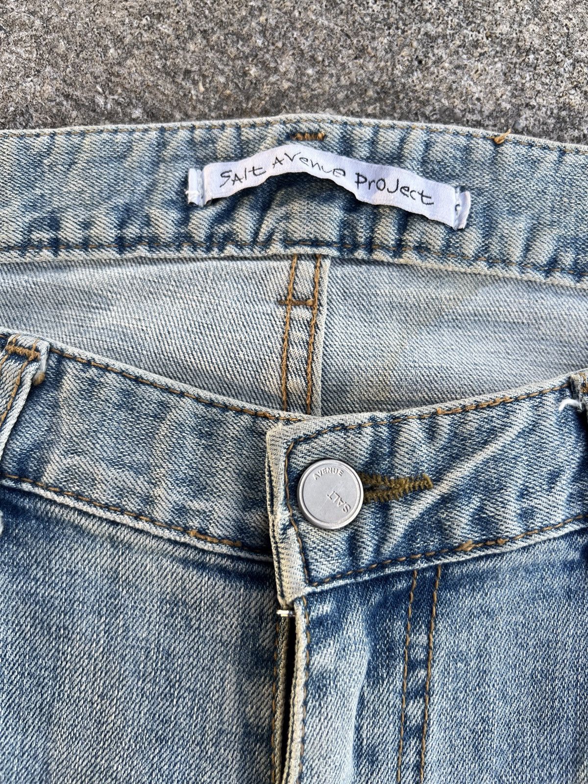Hysteric Glamour × If Six Was Nine × Salt Avenue 🔥SALT AVENUE RIPPED DESTROY JEANS AMIRI STYLE Size US 33 - 17 Thumbnail