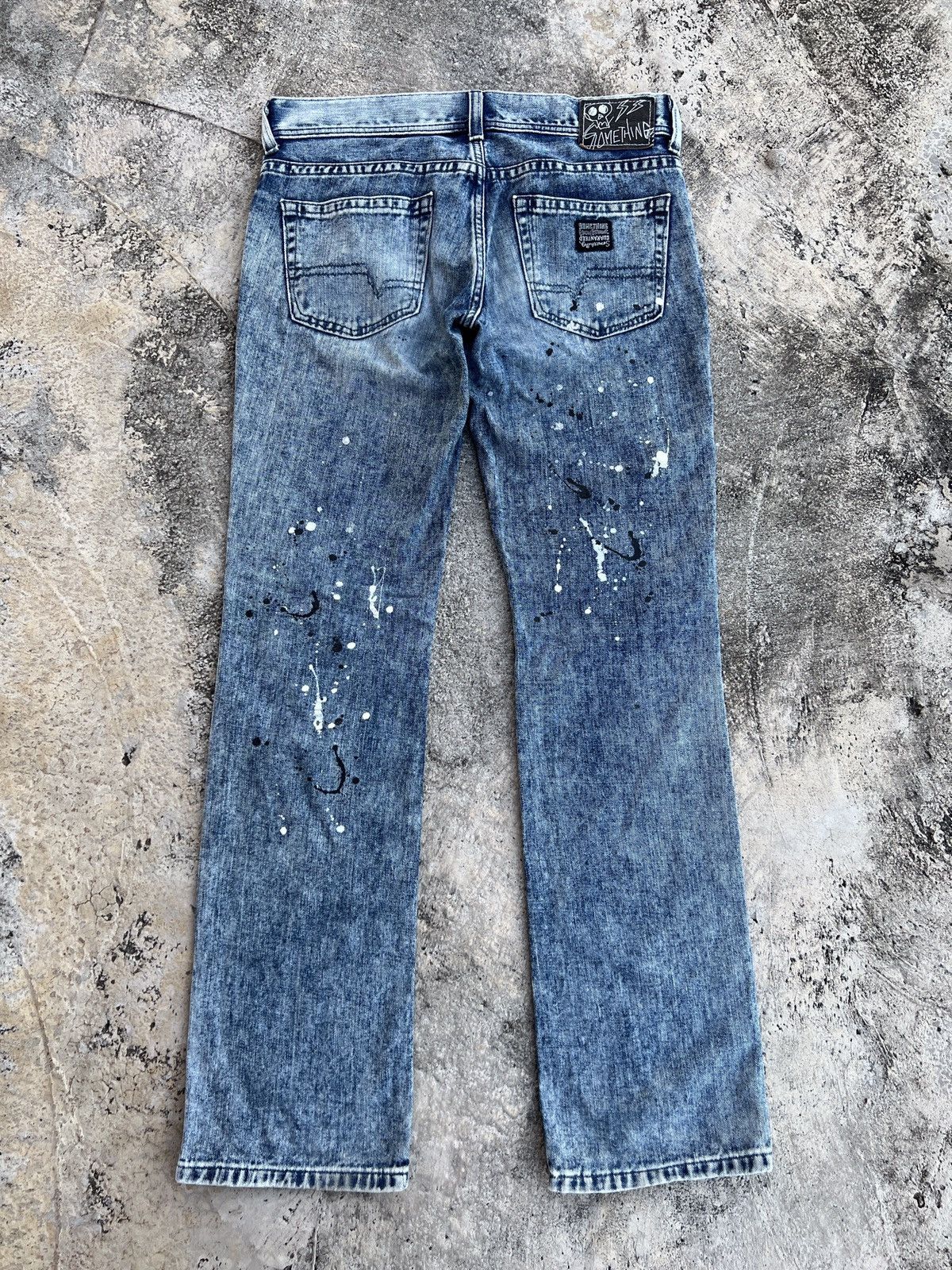 Edwin × Japanese Brand 🔥JAPANESE BRAND EDWIN DISTRESSED PAINTER JEANS Size US 33 - 2 Thumbnail