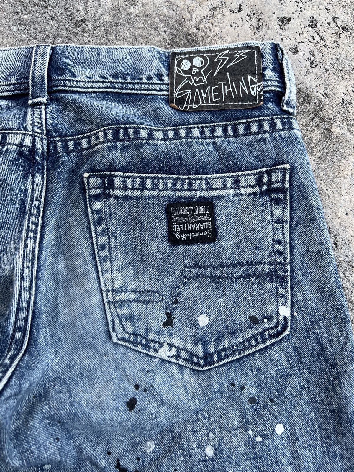Edwin × Japanese Brand 🔥JAPANESE BRAND EDWIN DISTRESSED PAINTER JEANS Size US 33 - 8 Thumbnail