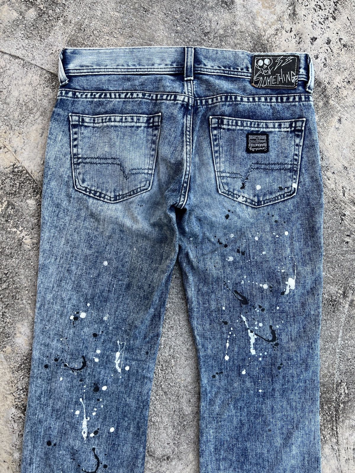 Edwin × Japanese Brand 🔥JAPANESE BRAND EDWIN DISTRESSED PAINTER JEANS Size US 33 - 3 Thumbnail