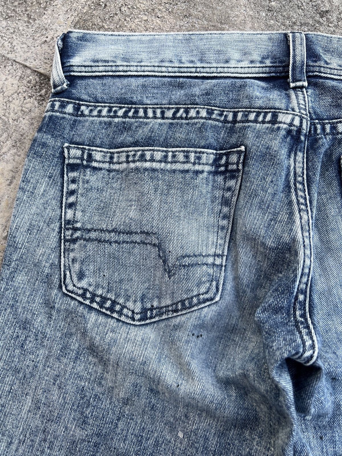 Edwin × Japanese Brand 🔥JAPANESE BRAND EDWIN DISTRESSED PAINTER JEANS Size US 33 - 9 Thumbnail