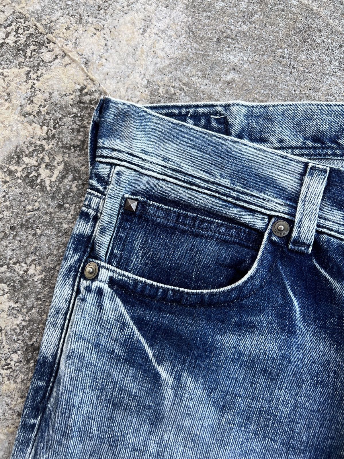 Edwin × Japanese Brand 🔥JAPANESE BRAND EDWIN DISTRESSED PAINTER JEANS Size US 33 - 7 Thumbnail