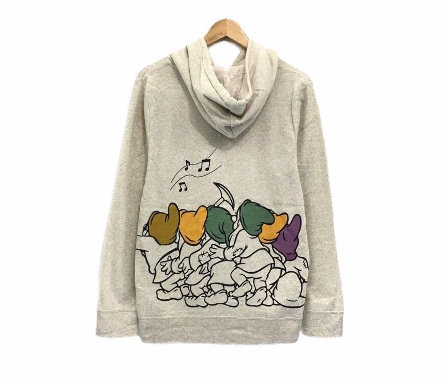 Seven Dwarfs Snow White Hoodie Big Logo Spell Out Pullover