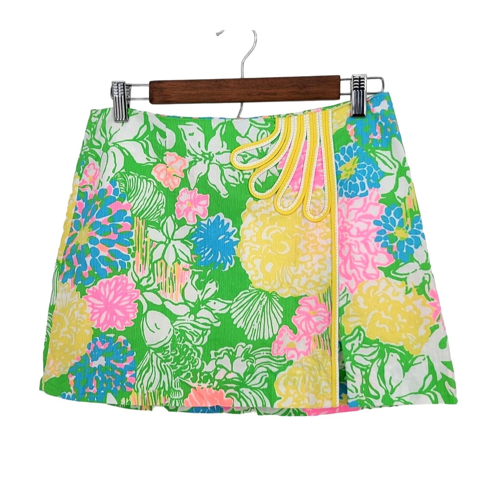 Lilly Pulitzer Lilly Pulitzer Hibiscus Stroll Jasmine Skort Size 4 ...