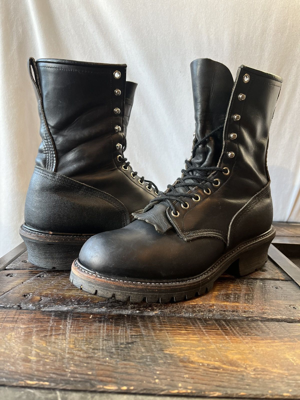 Skim søskende ballet Red Wing Vintage redwing logger boots | Grailed