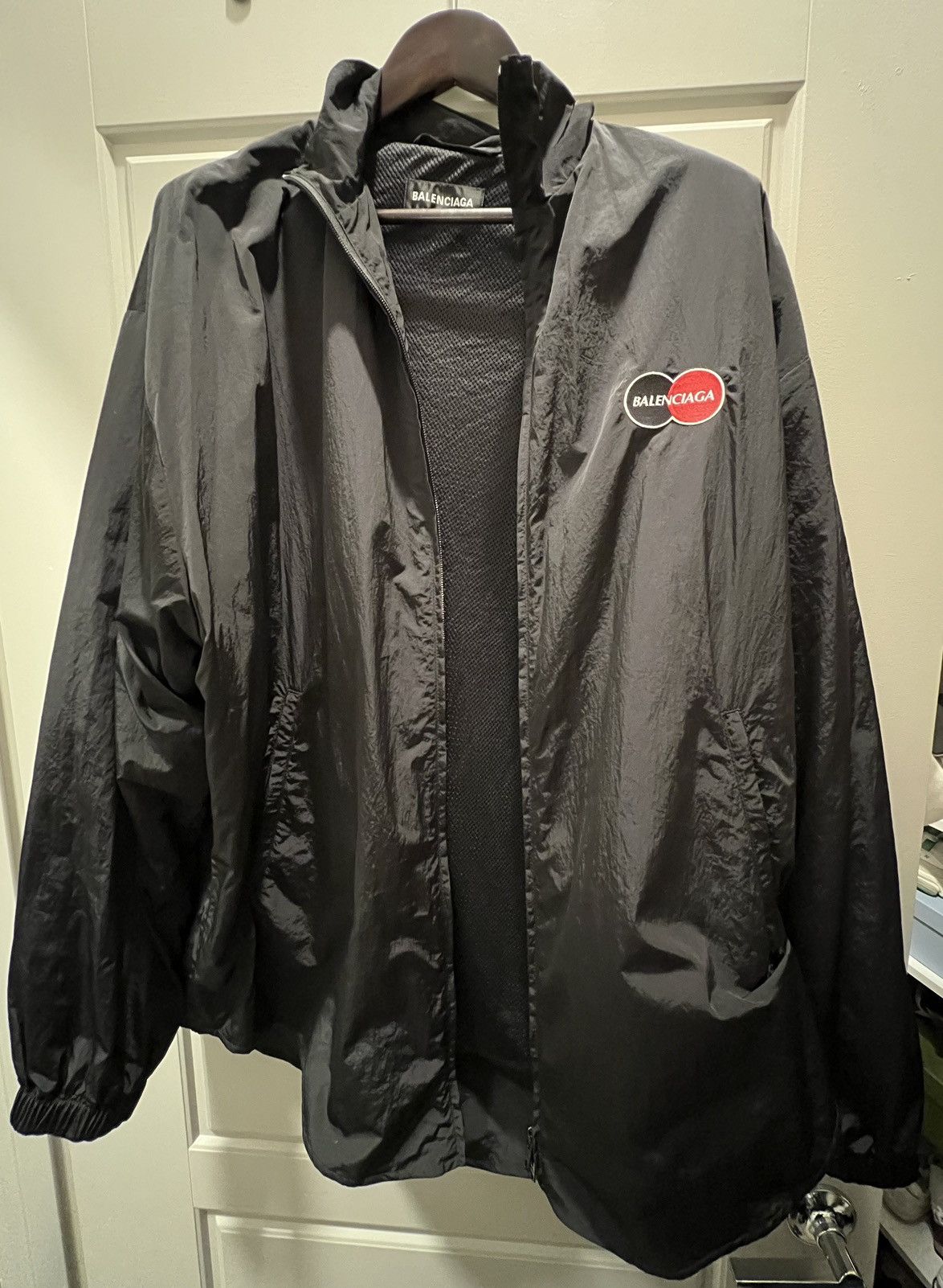 Balenciaga Balenciaga 2020 Credit Card Logo Windbreaker Jacket - M/48 ...