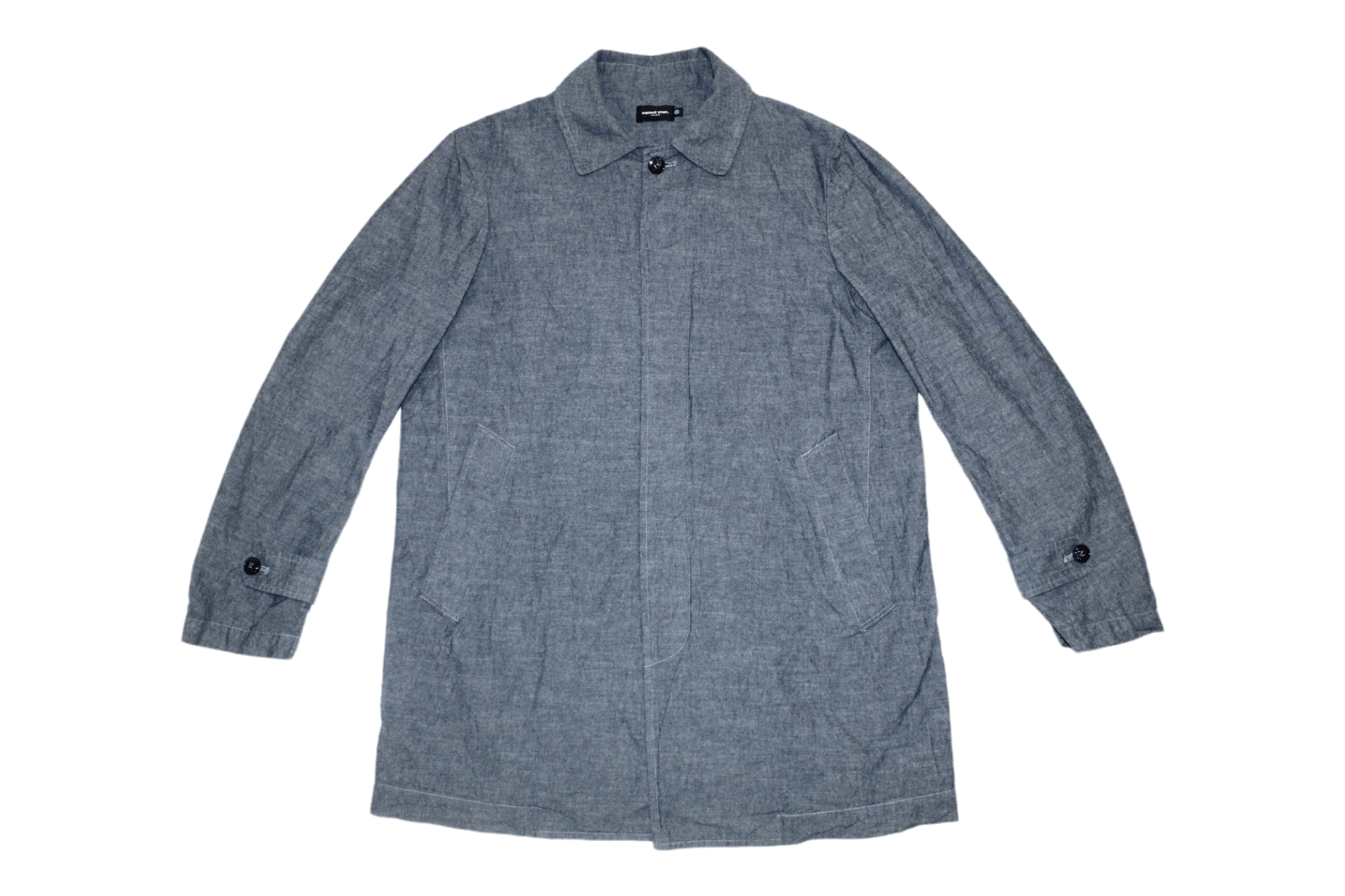 Earnest Sewn Earnest Sewn Studio New York Chambray Lined Trench Coat Size US M / EU 48-50 / 2 - 1 Thumbnail