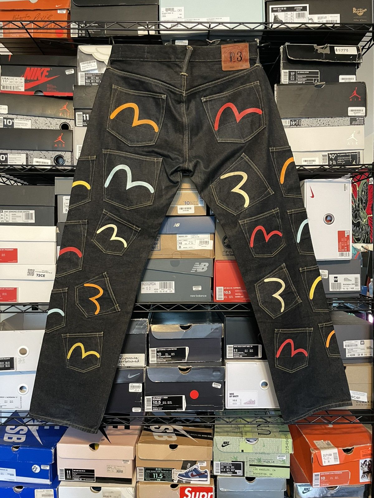 Evisu × Vintage Evisu Multi Pocket Denim Lot 2000 No. 3 Rare OG