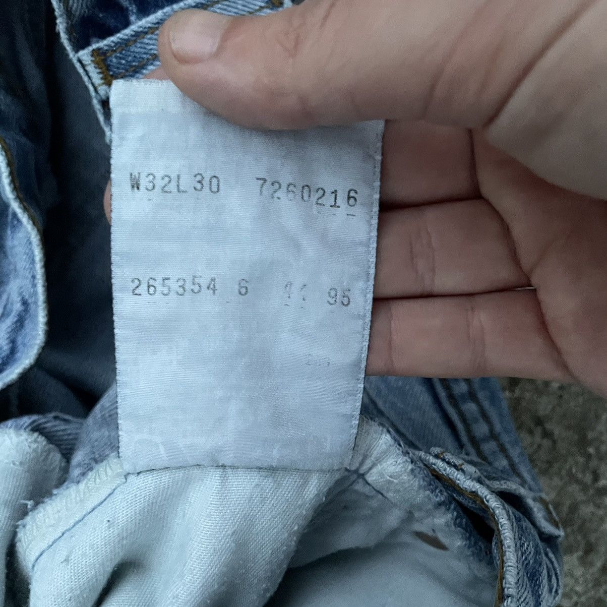 Levi's × Levi's Vintage Clothing × Vintage Vintage Levis 501 Baby Blue Denim Pants Size US 30 / EU 46 - 6 Thumbnail