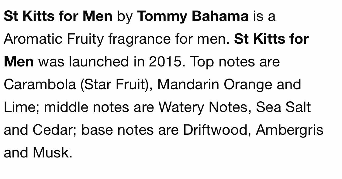 Designer × Tommy Bahama *RARE* Tommy Bahama St. Kitts Cologne Perfume Size ONE SIZE - 3 Thumbnail