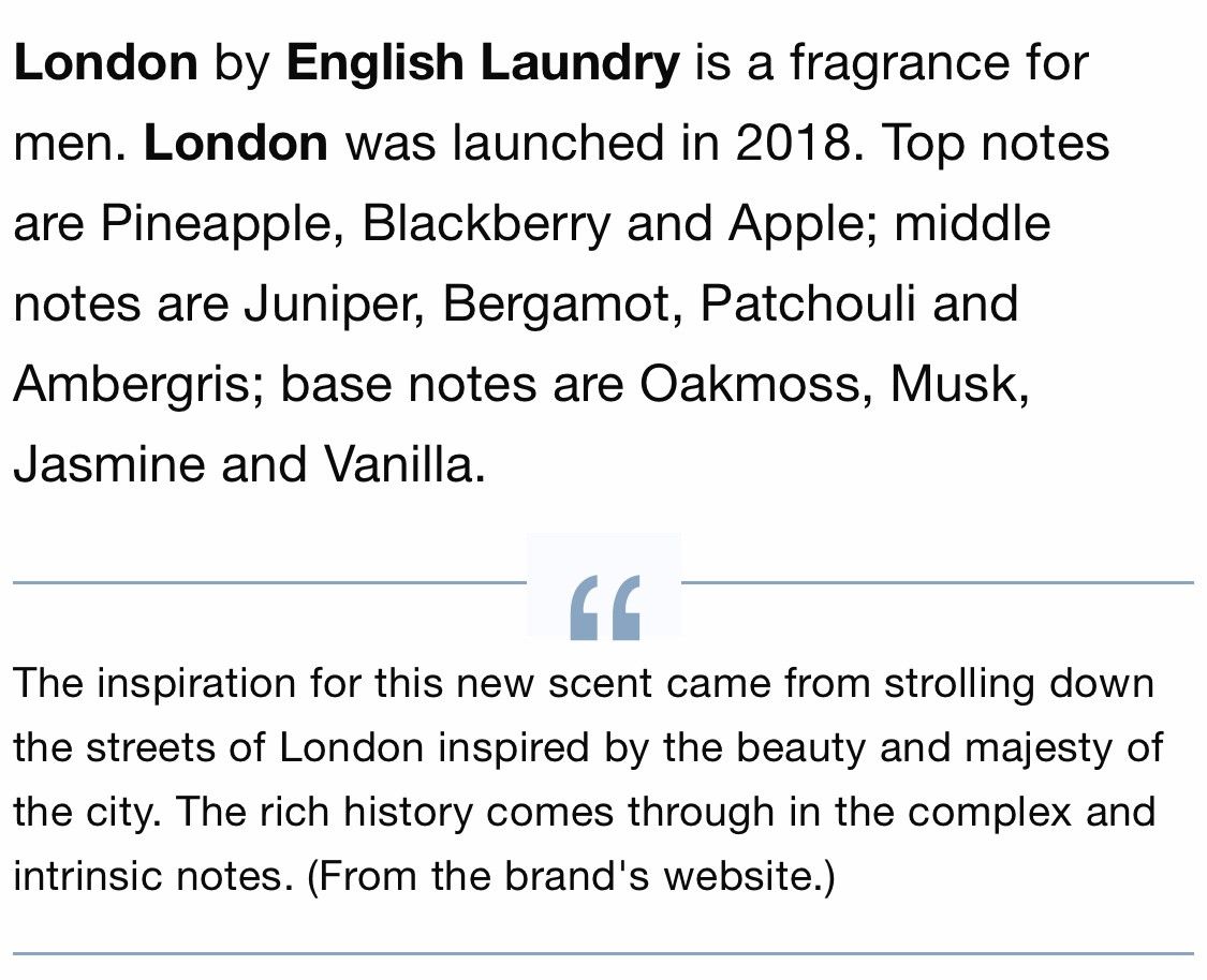 Designer × English Laundry *RARE* English Laundry London Cologne Perfume Size ONE SIZE - 3 Thumbnail