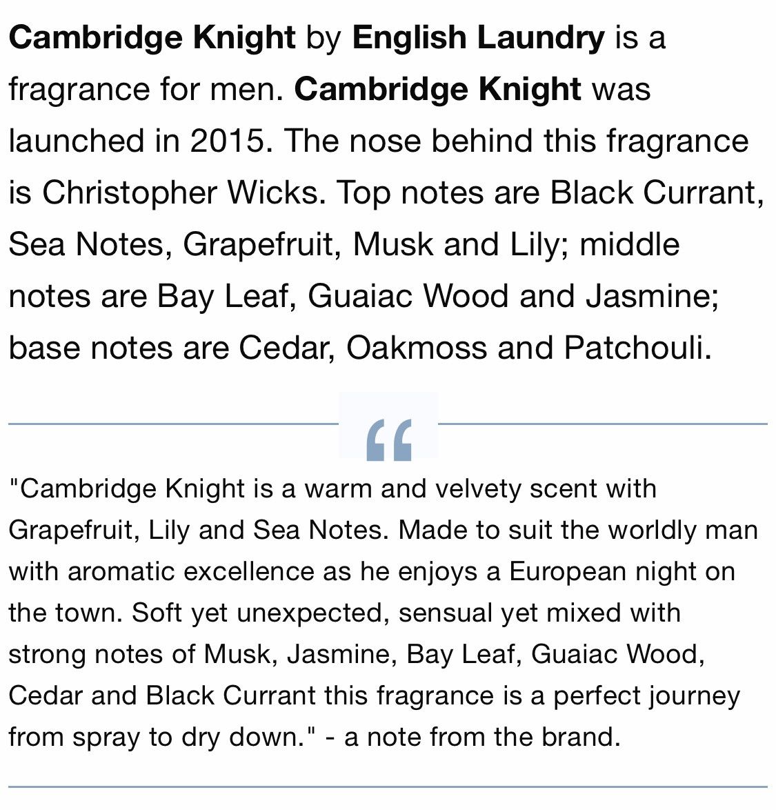 Designer × English Laundry *RARE* English Laundry Cambridge Knight Cologne Perfume Size ONE SIZE - 3 Thumbnail