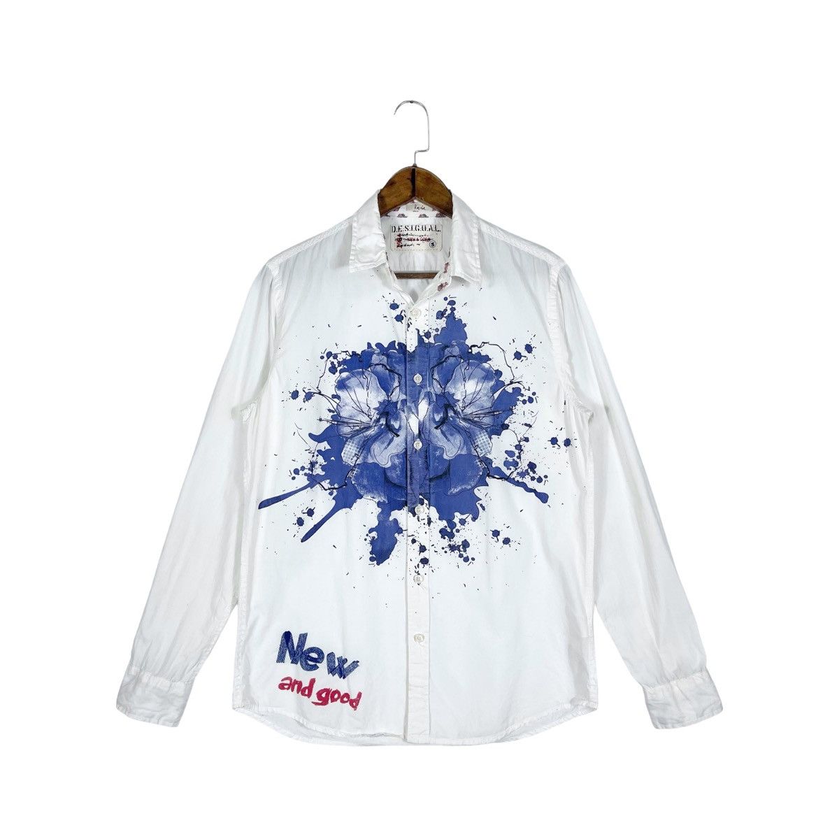 Desigual Button Up Long Sleeve Shirt