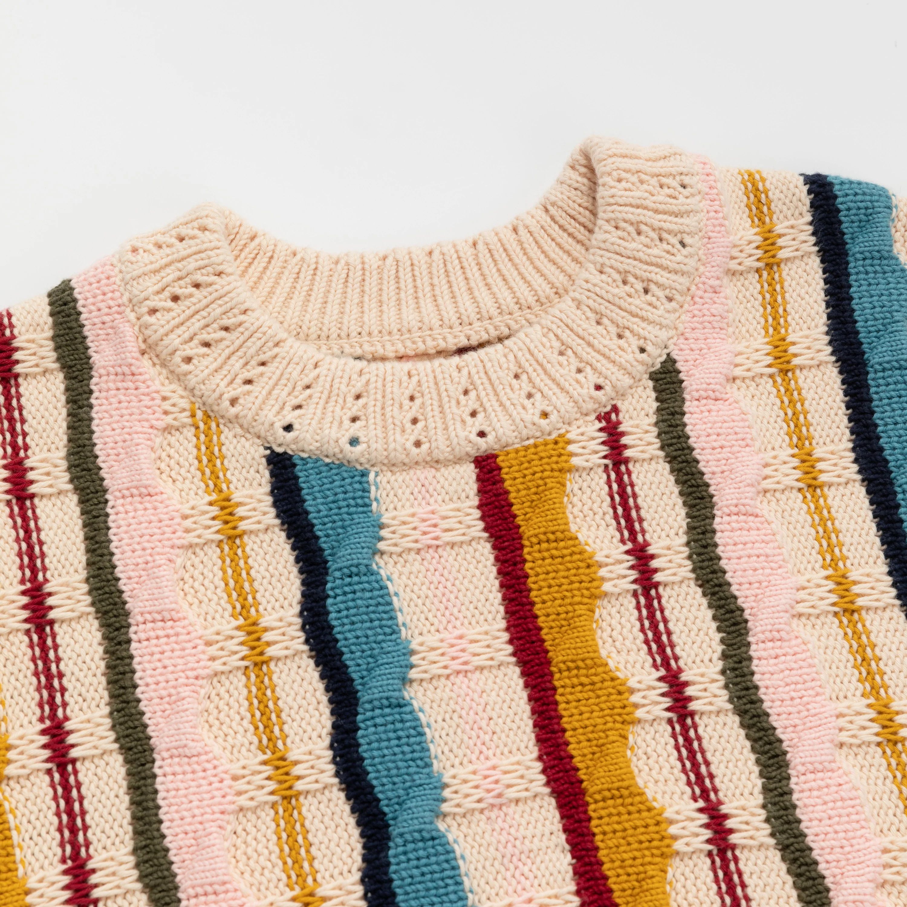 Aime Leon Dore ALD Jacquard Stripe Sweater Size US L / EU 52-54 / 3 - 5 Thumbnail