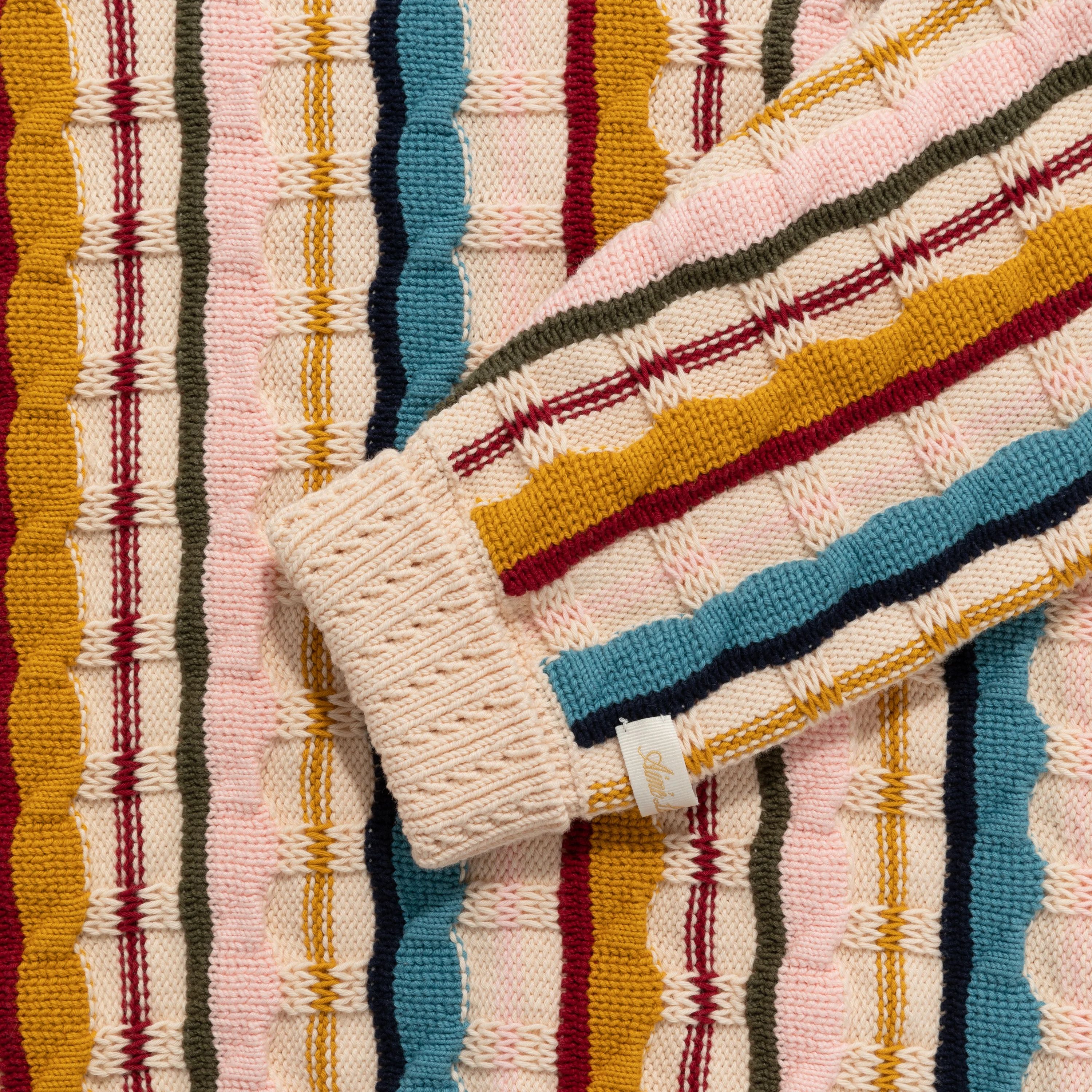 Aime Leon Dore ALD Jacquard Stripe Sweater Size US L / EU 52-54 / 3 - 4 Thumbnail
