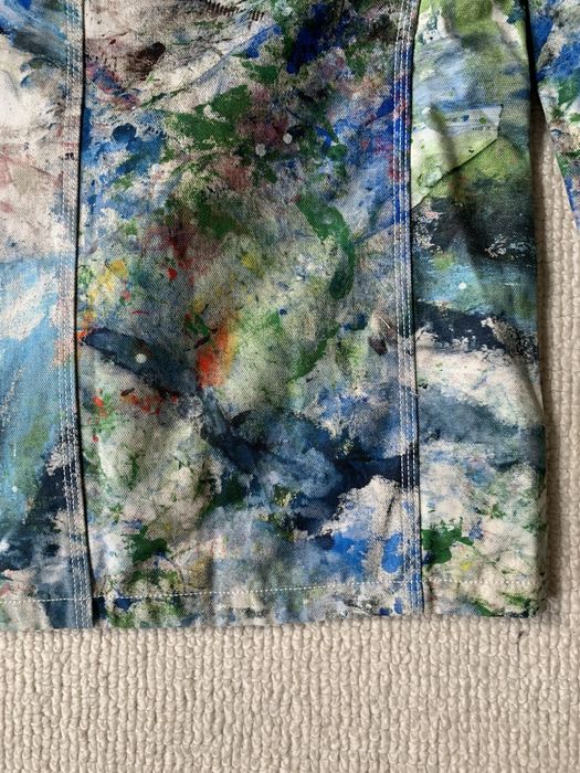 Junya watanabe on sale paint splatter jeans