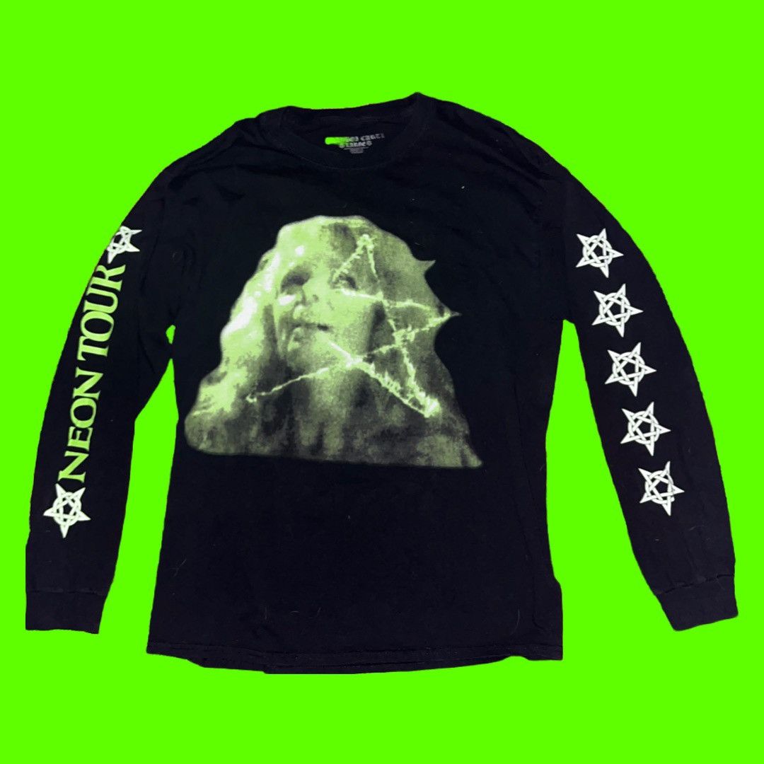 Playboi Carti Playboi Carti Neon Tour Anarchy Long Sleeve Tee M Size US M / EU 48-50 / 2 - 1 Thumbnail